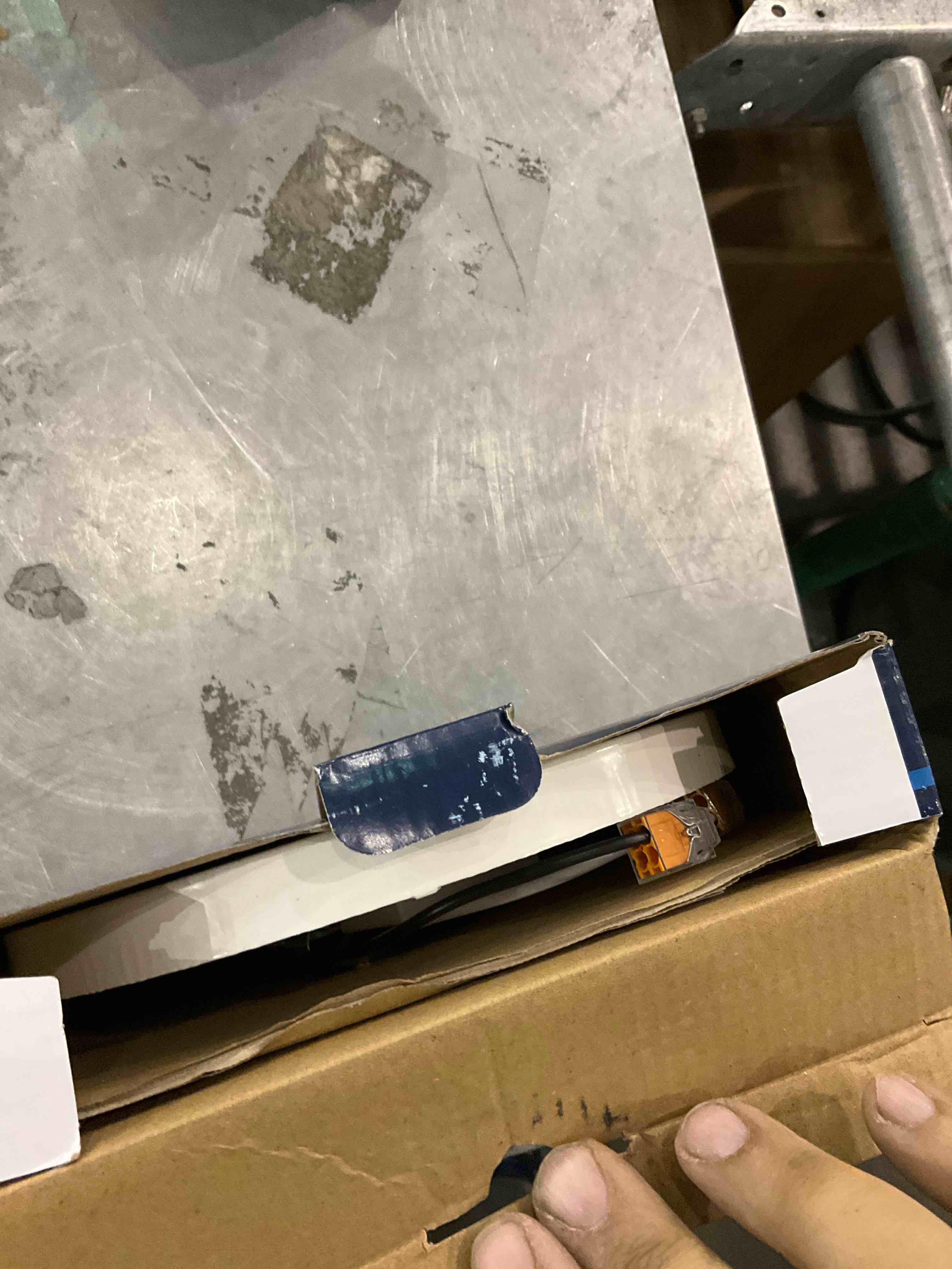 Condition photo showing As Is for flushmount light