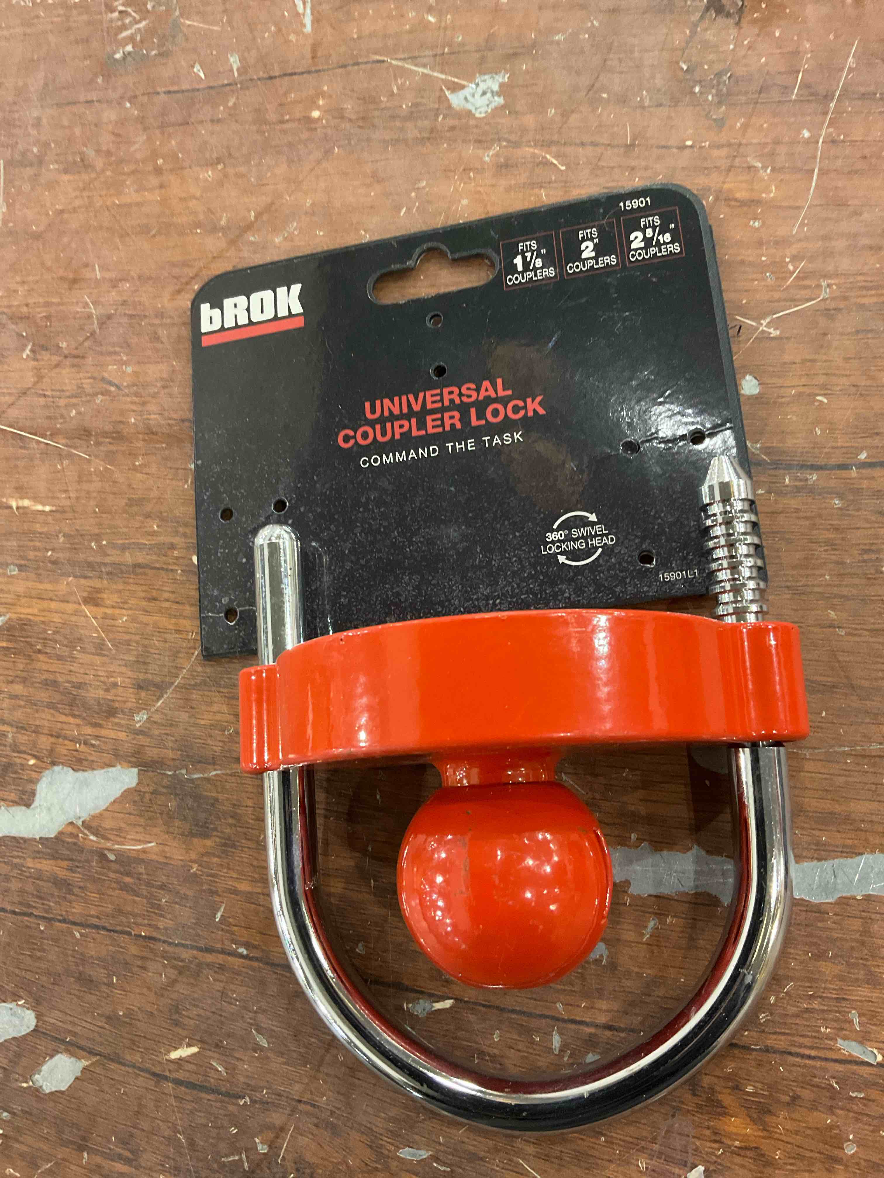 bROK Lock Universal Anti Tow Coupler Lock
