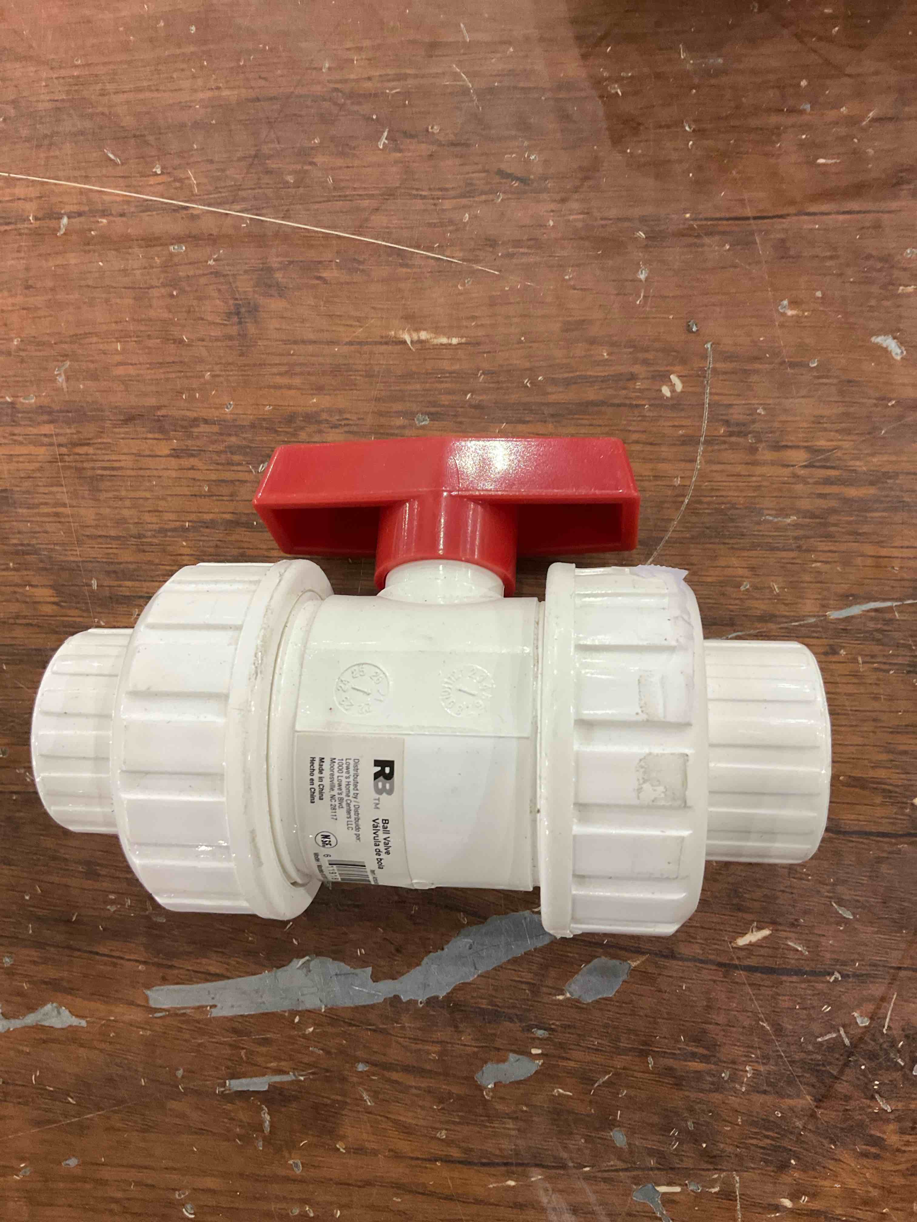 RELIABILT 1-in Socket PVC Sch 40 Ball Valve