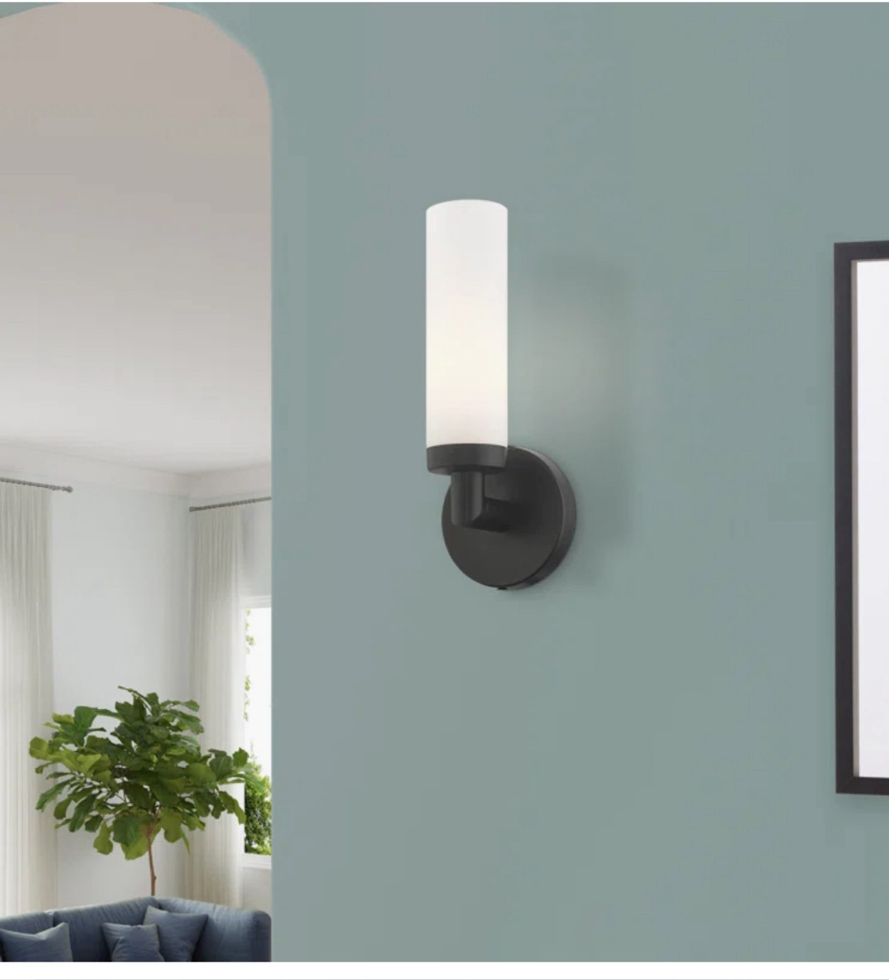 charlesha 1 light dimmable bath sconce