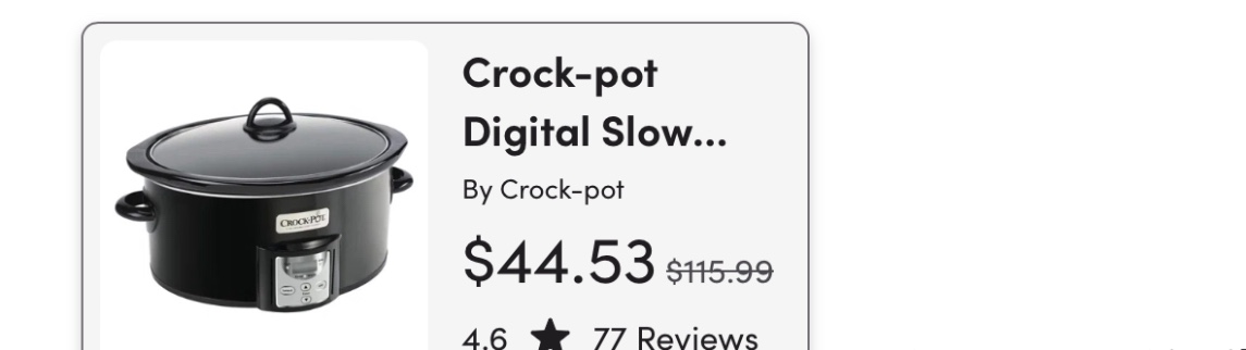 crock pot digital slow cooker