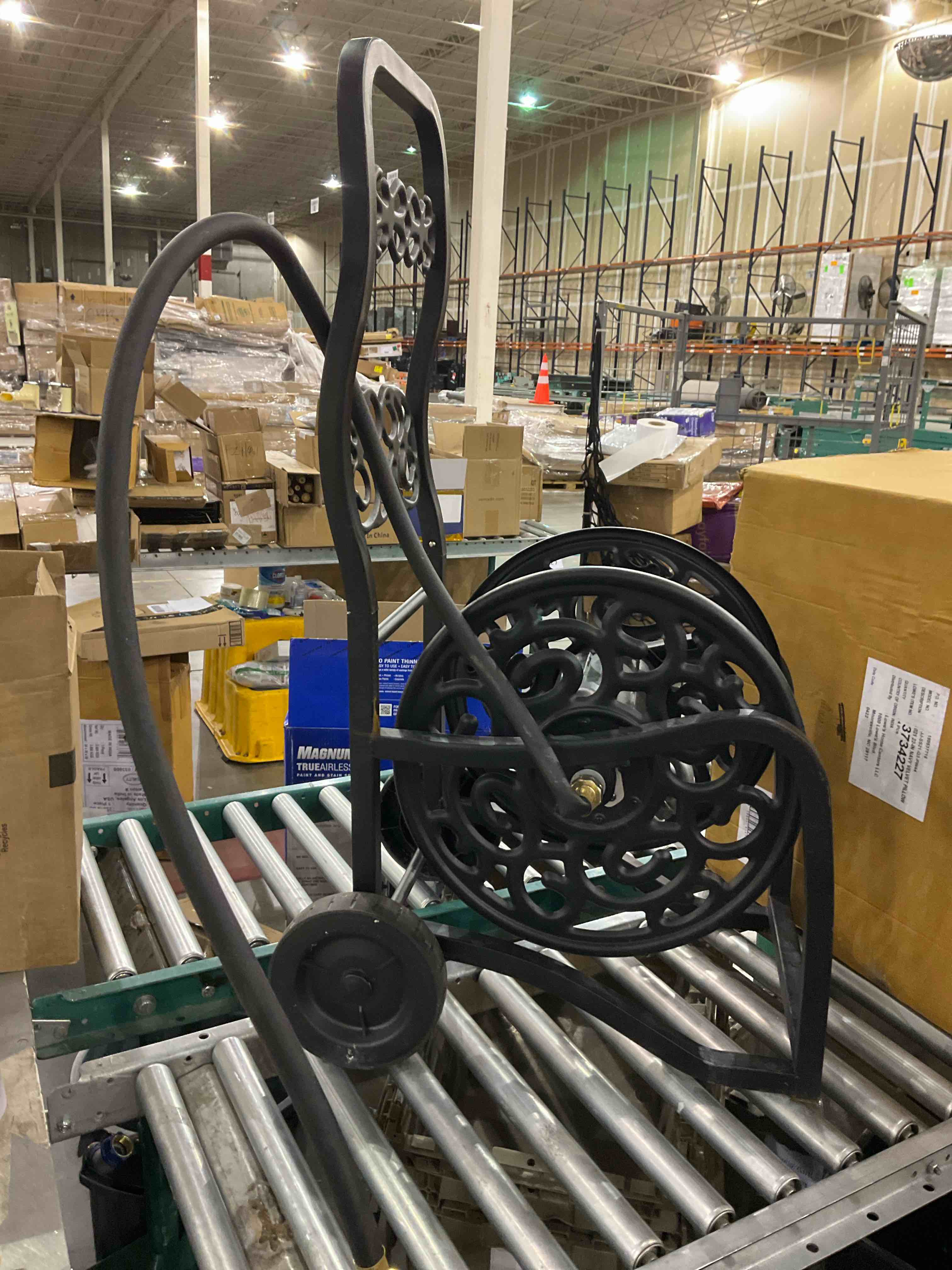 2-Wheel Hose Reel Cart Rust-Proof Aluminum Leak Free Durable Rubber Rimmed NEW