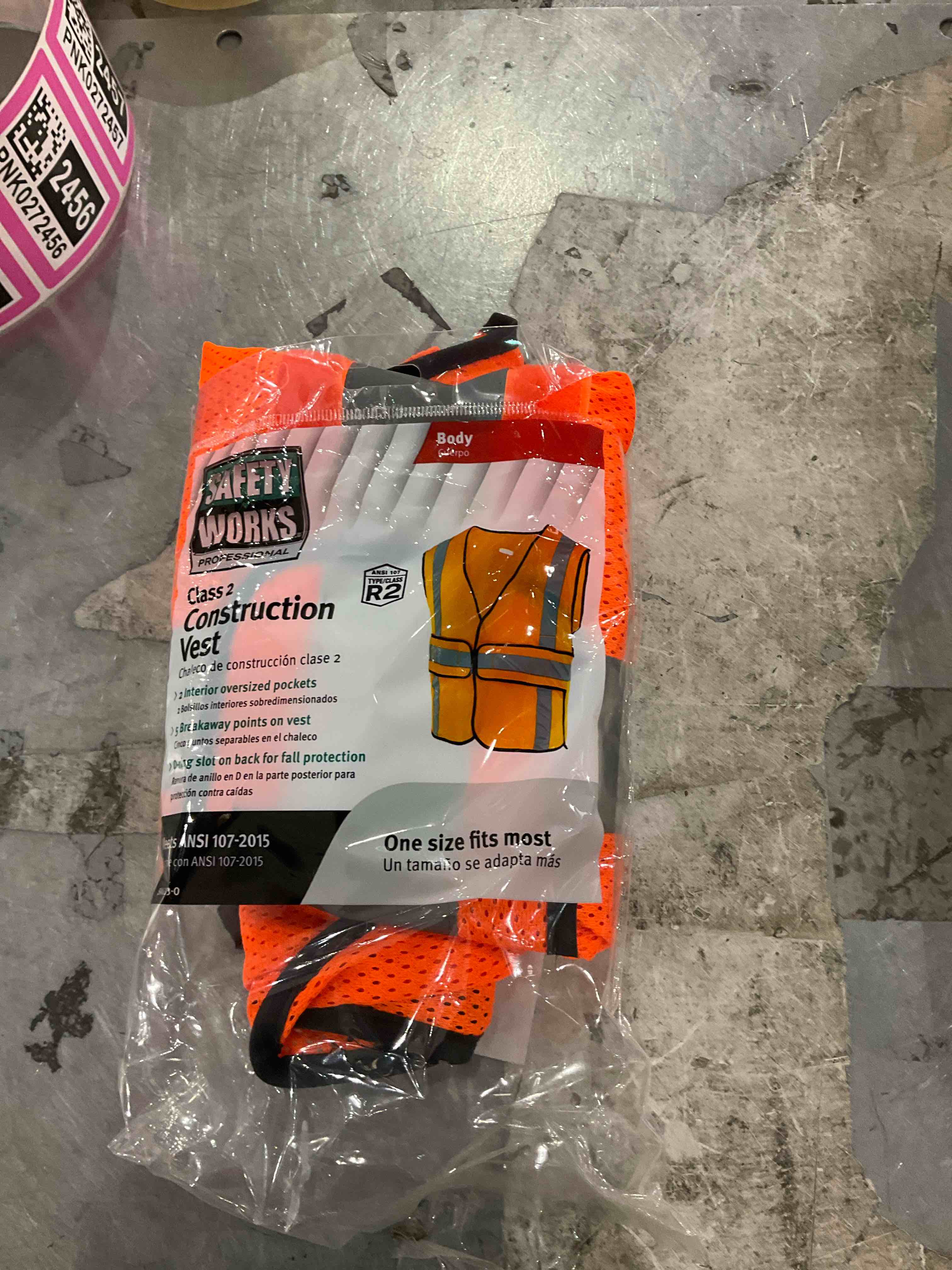 Class 2 construction vest