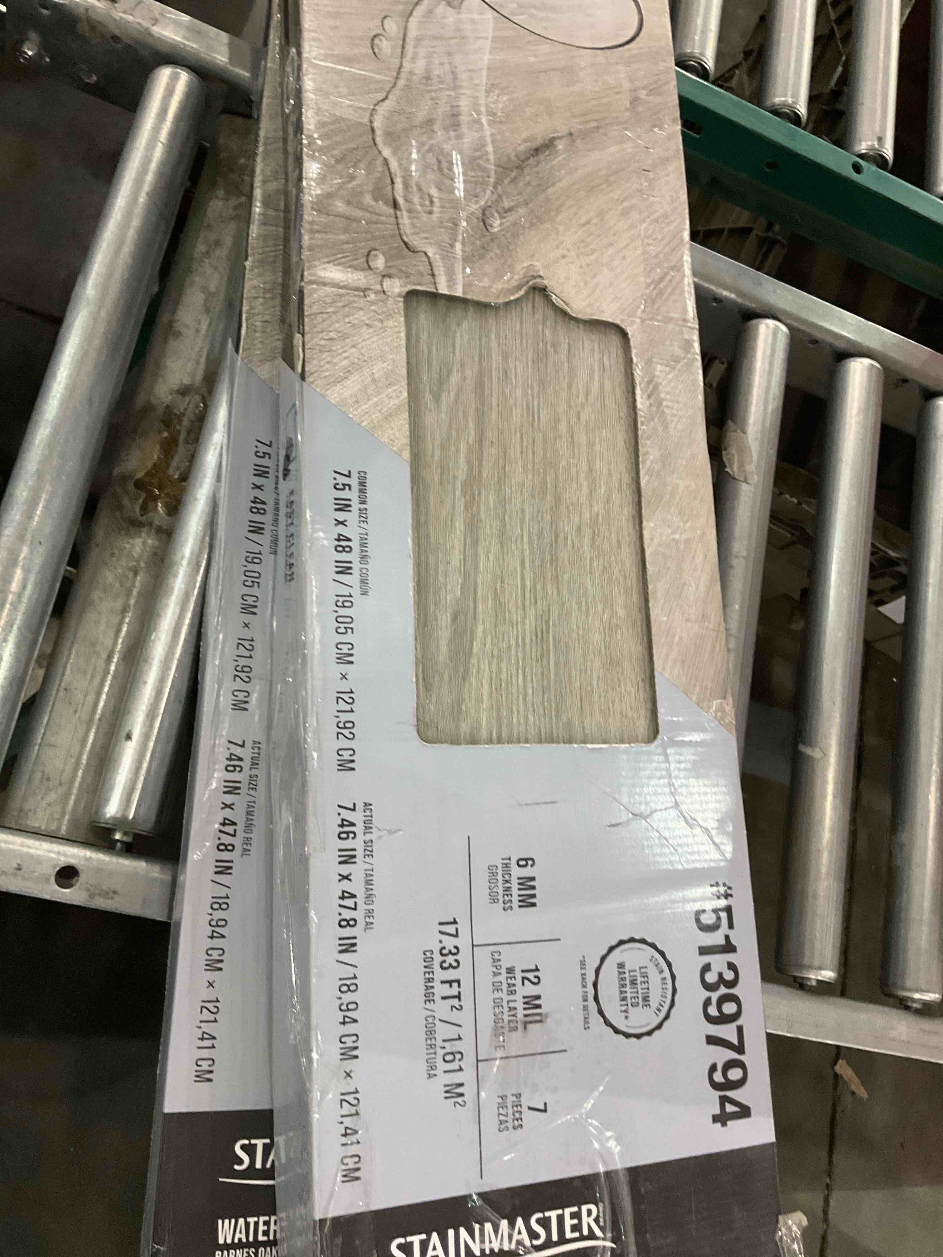 Waterproof plank flooring