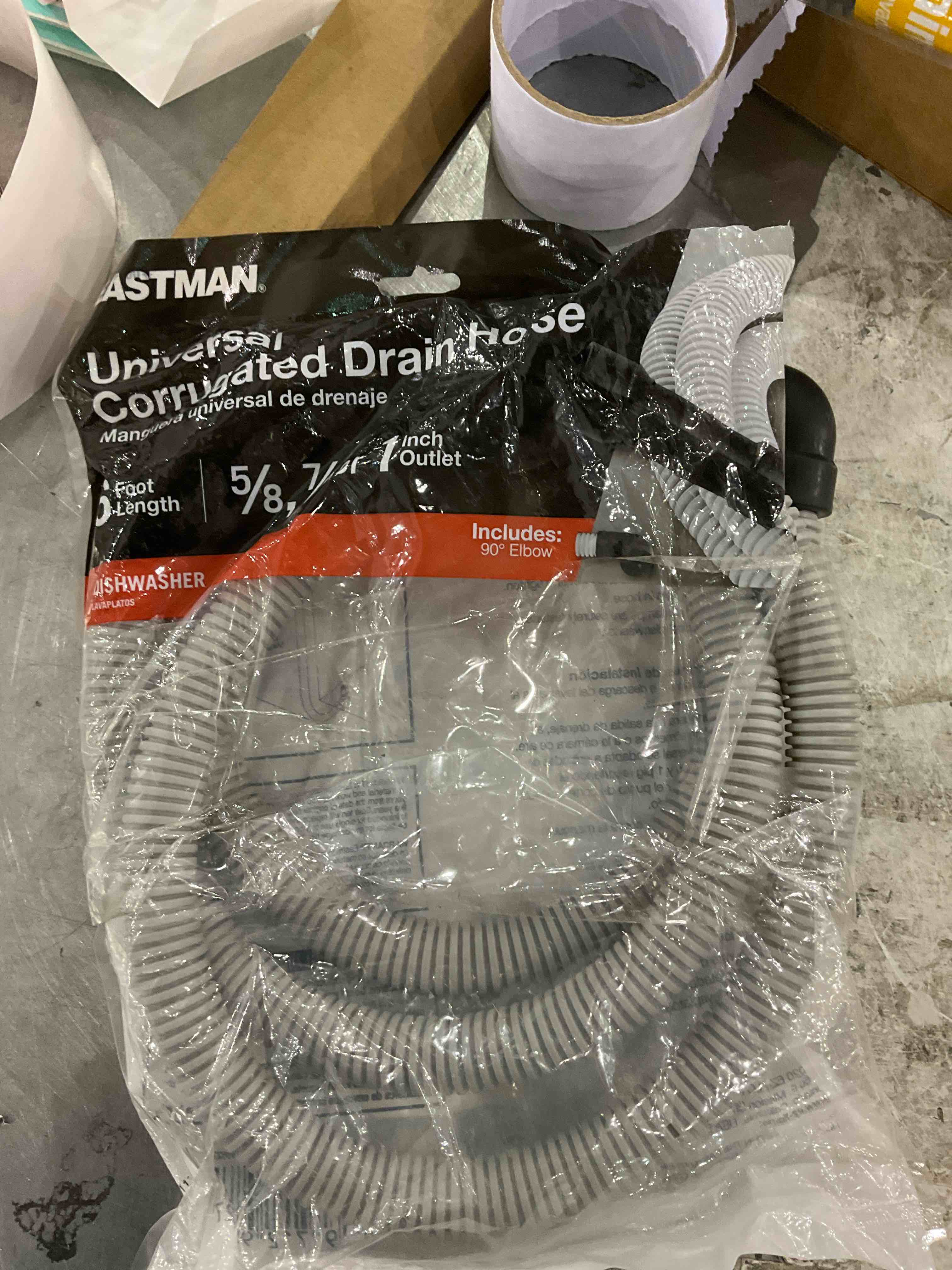 Universal corrugated drain hose