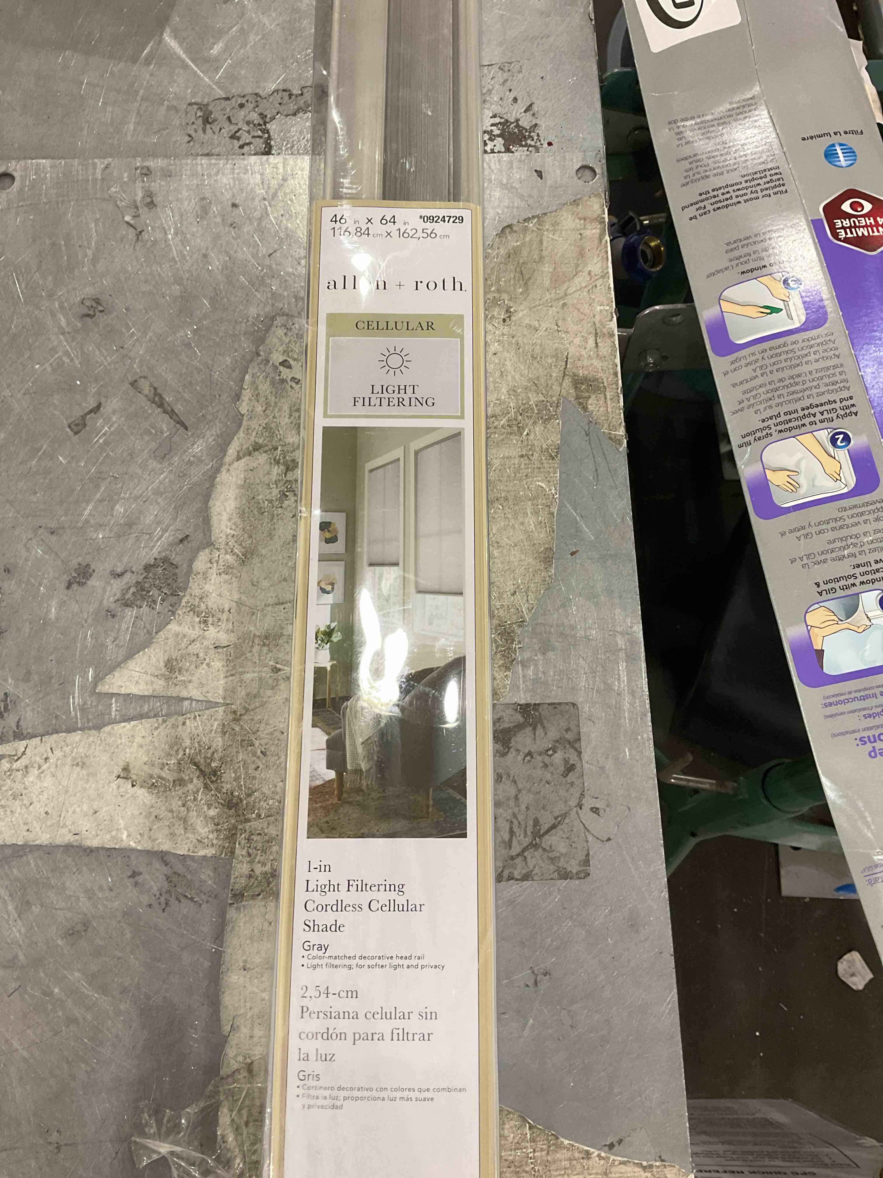 Cordless cellular gray shade