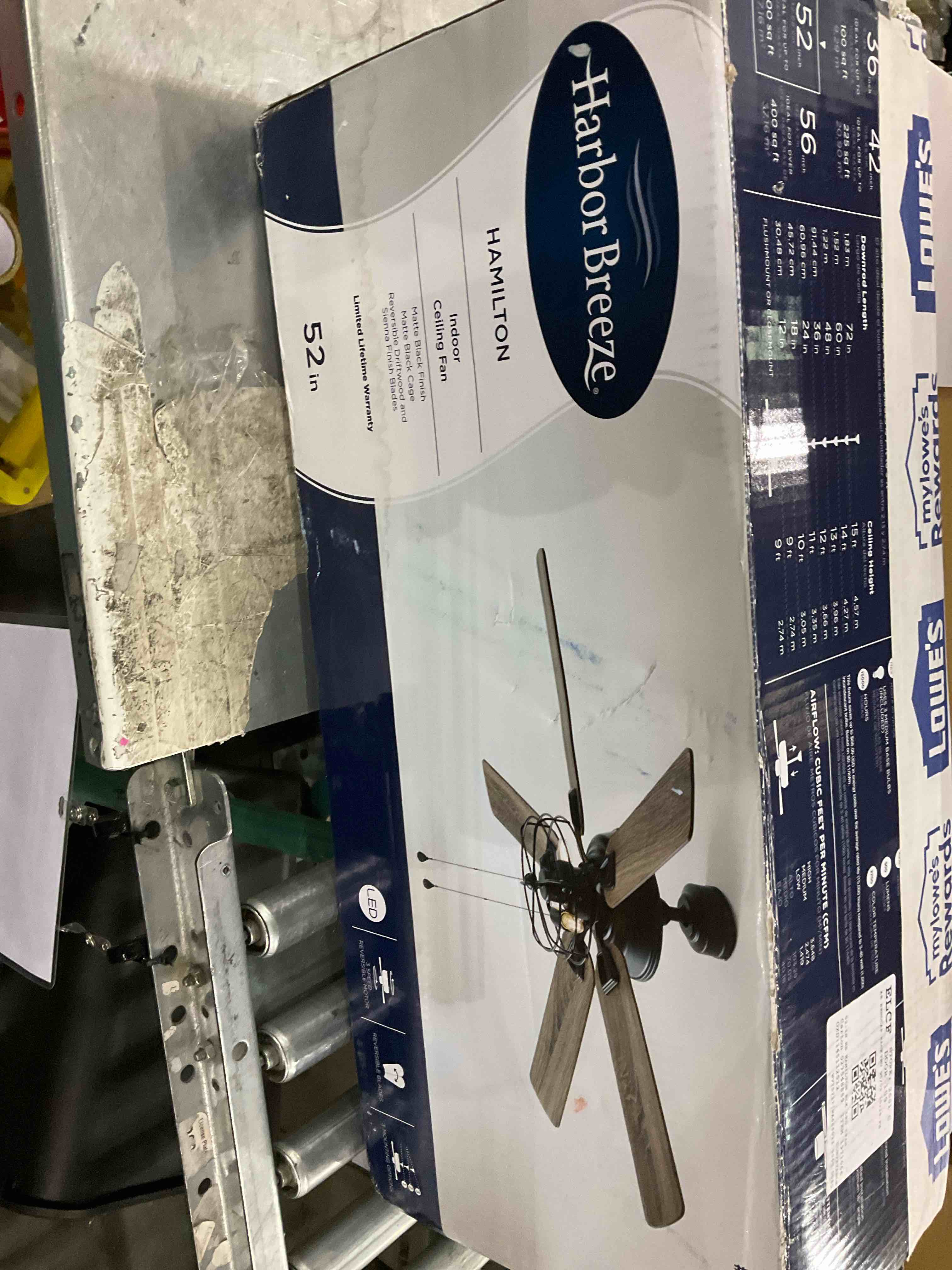 Hamilton indoor ceiling fan