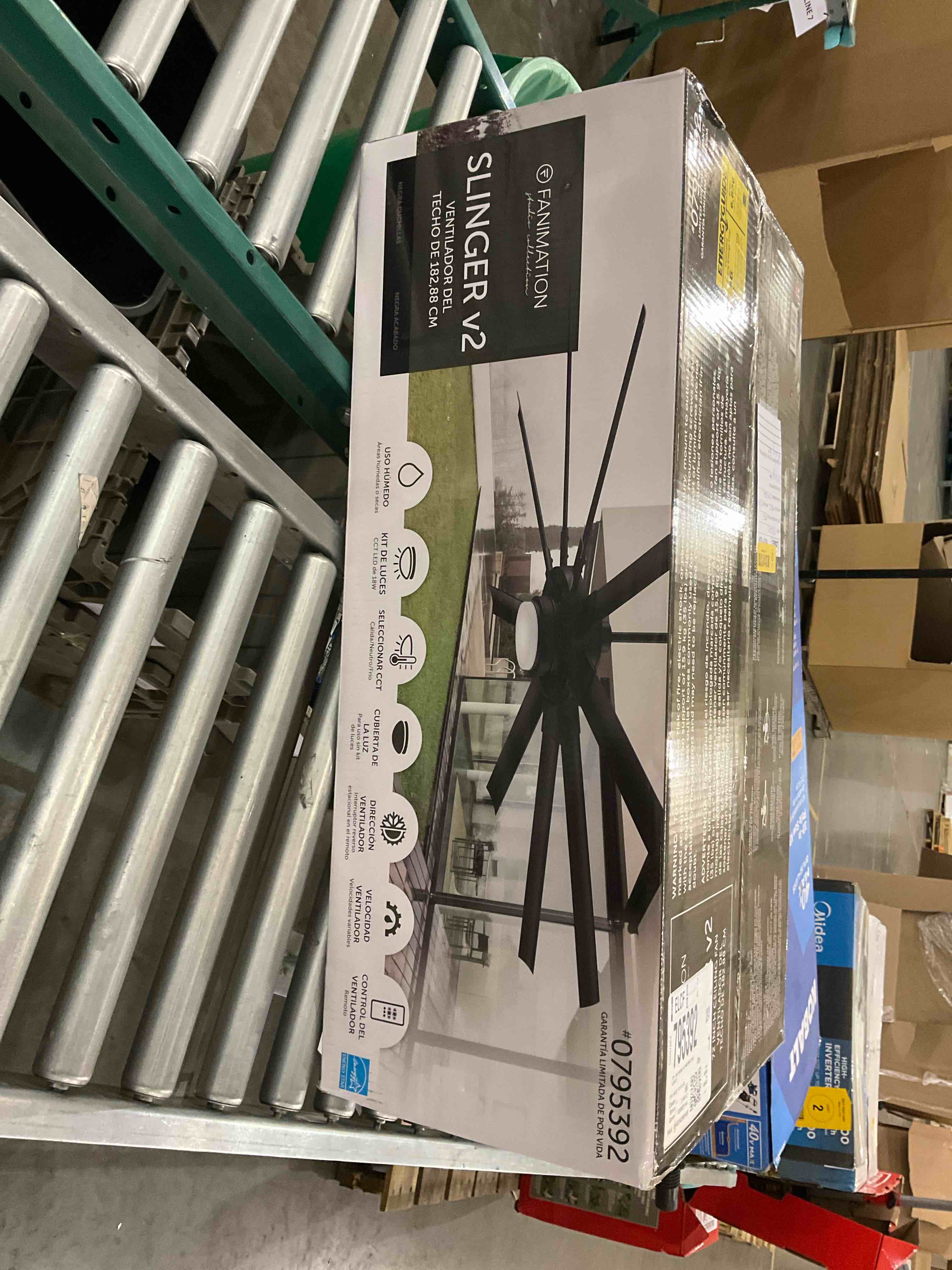 Slinger v2 ceiling fan