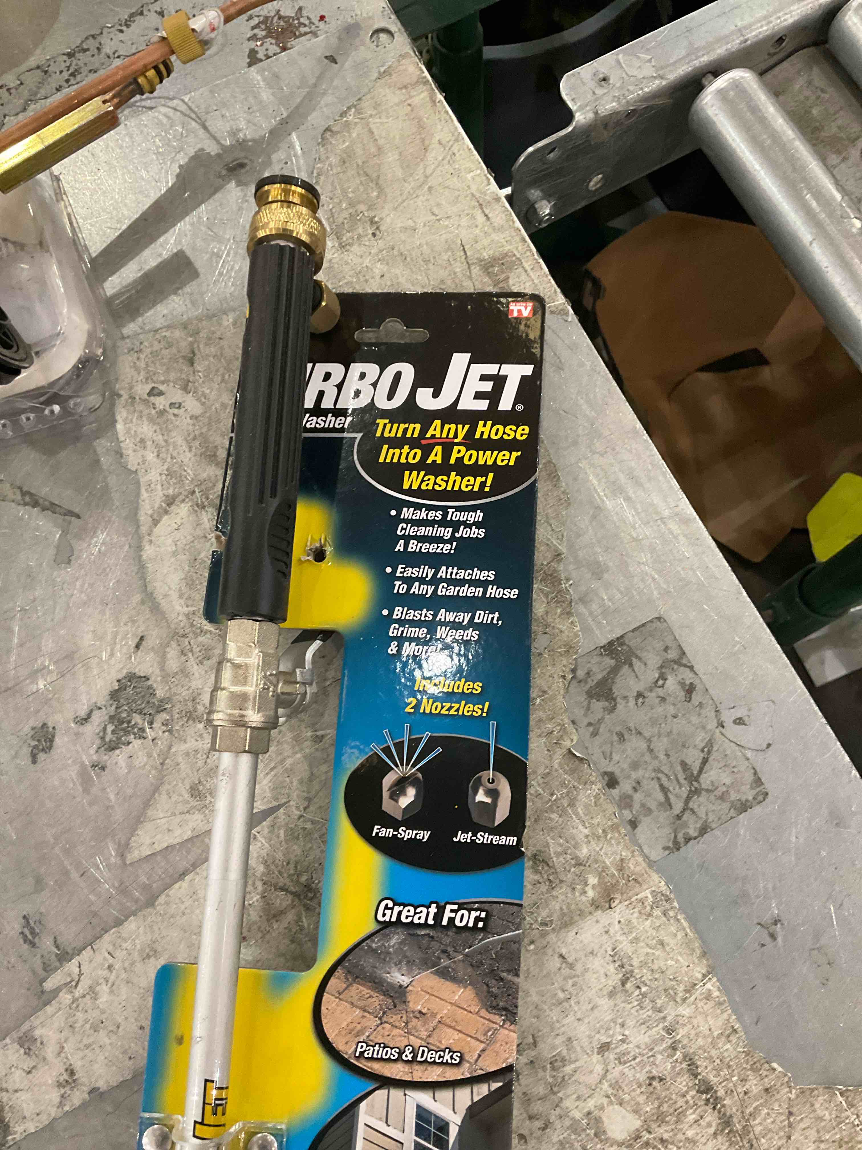 Turbo jet power washer