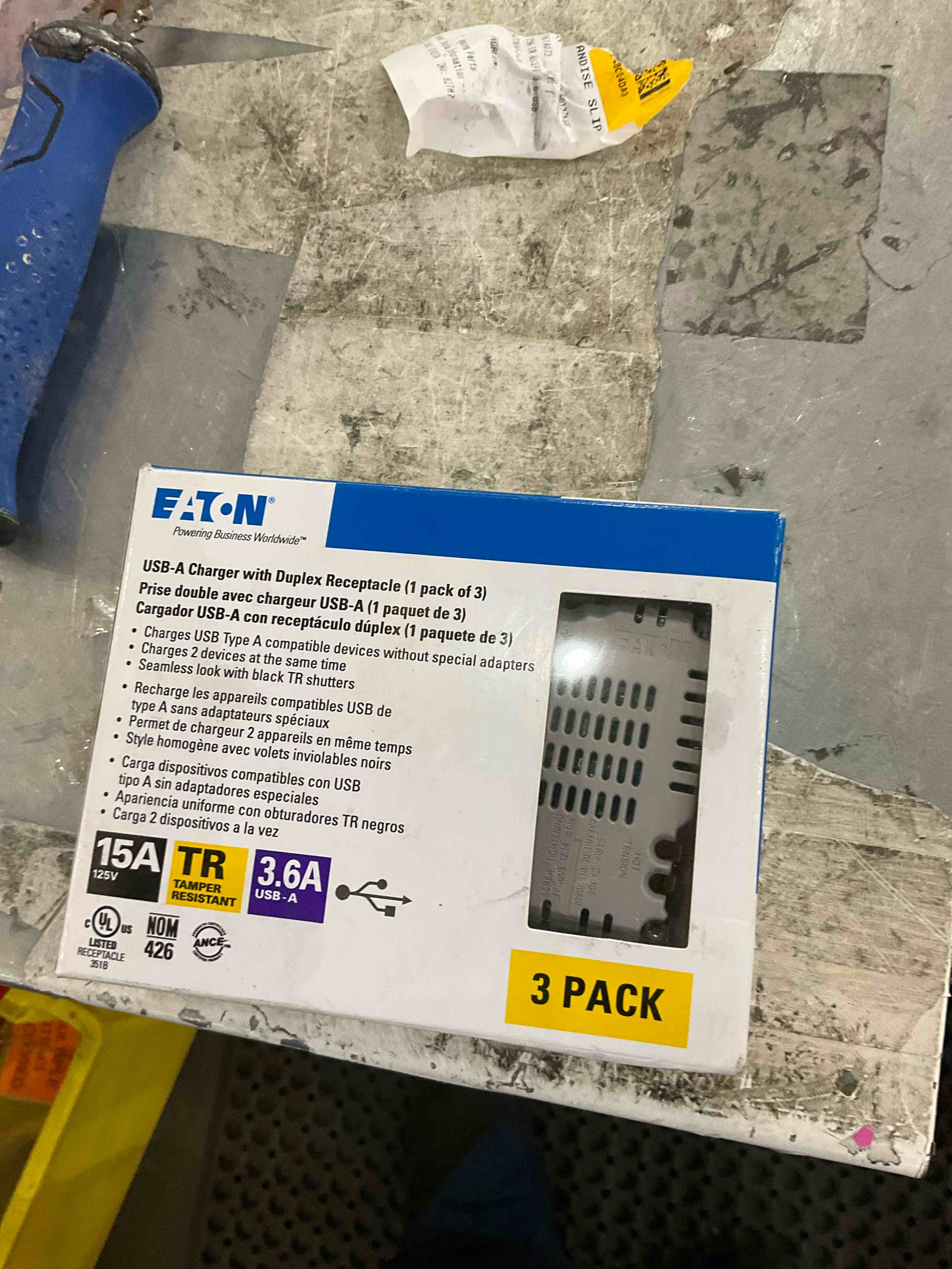 USB charger with duplex receptacle