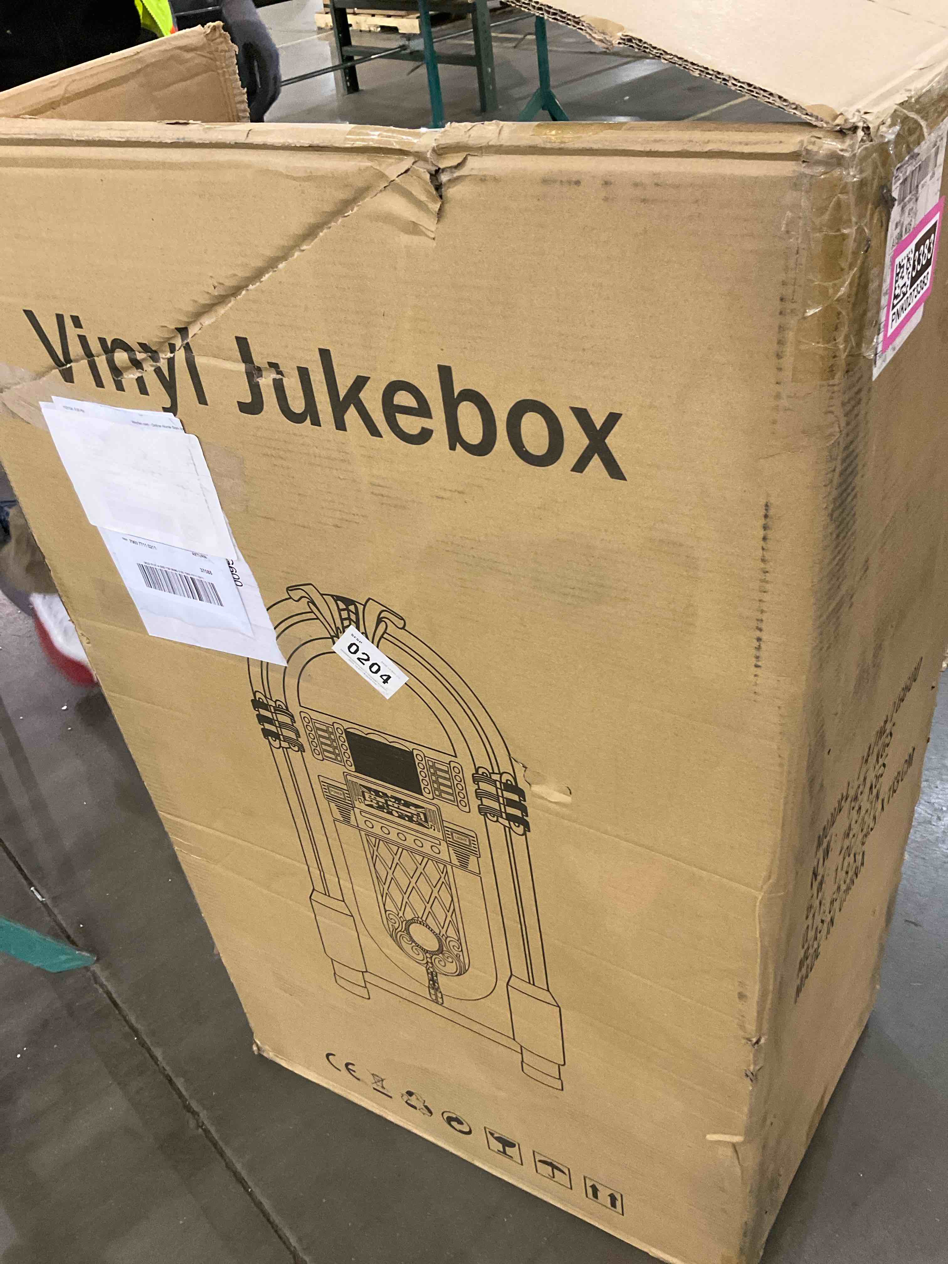 Retro Jukebox Wireless Sound System with Turntable