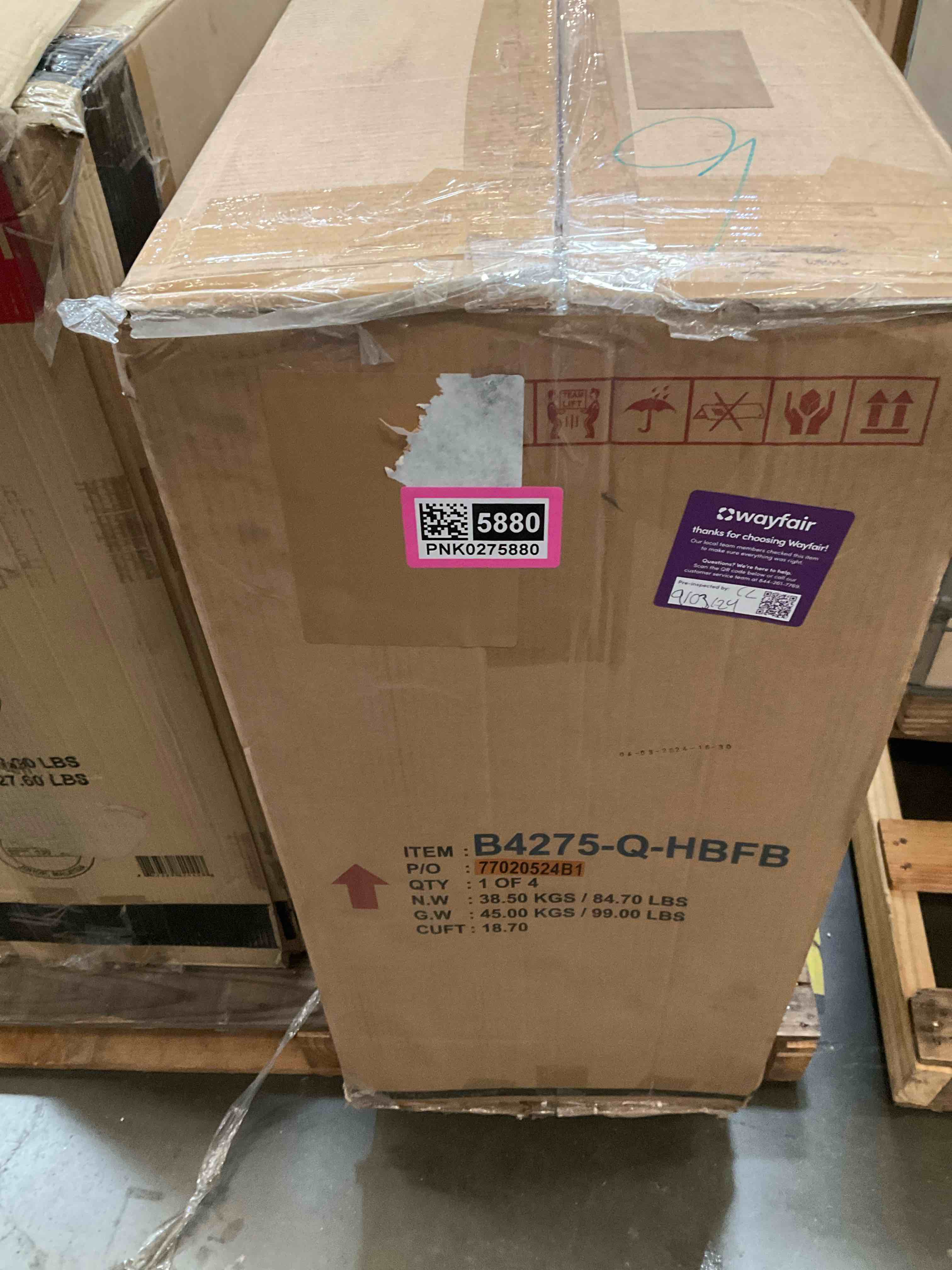 Storage Headboard Bed