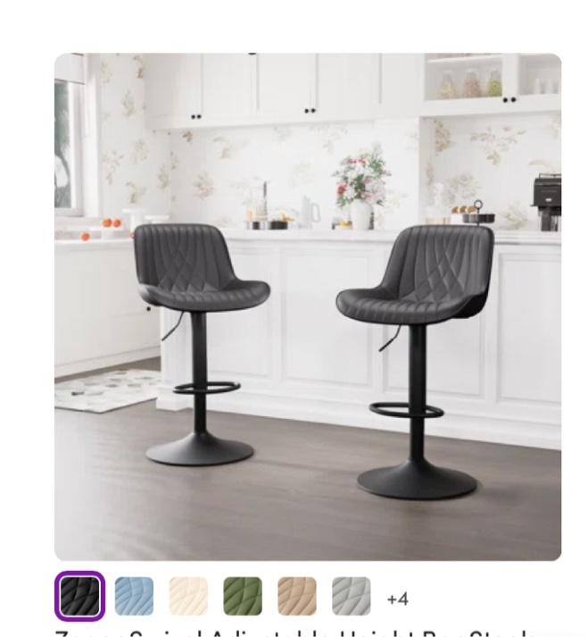 swivel adjustable height bar stools upholstered modern counter height 