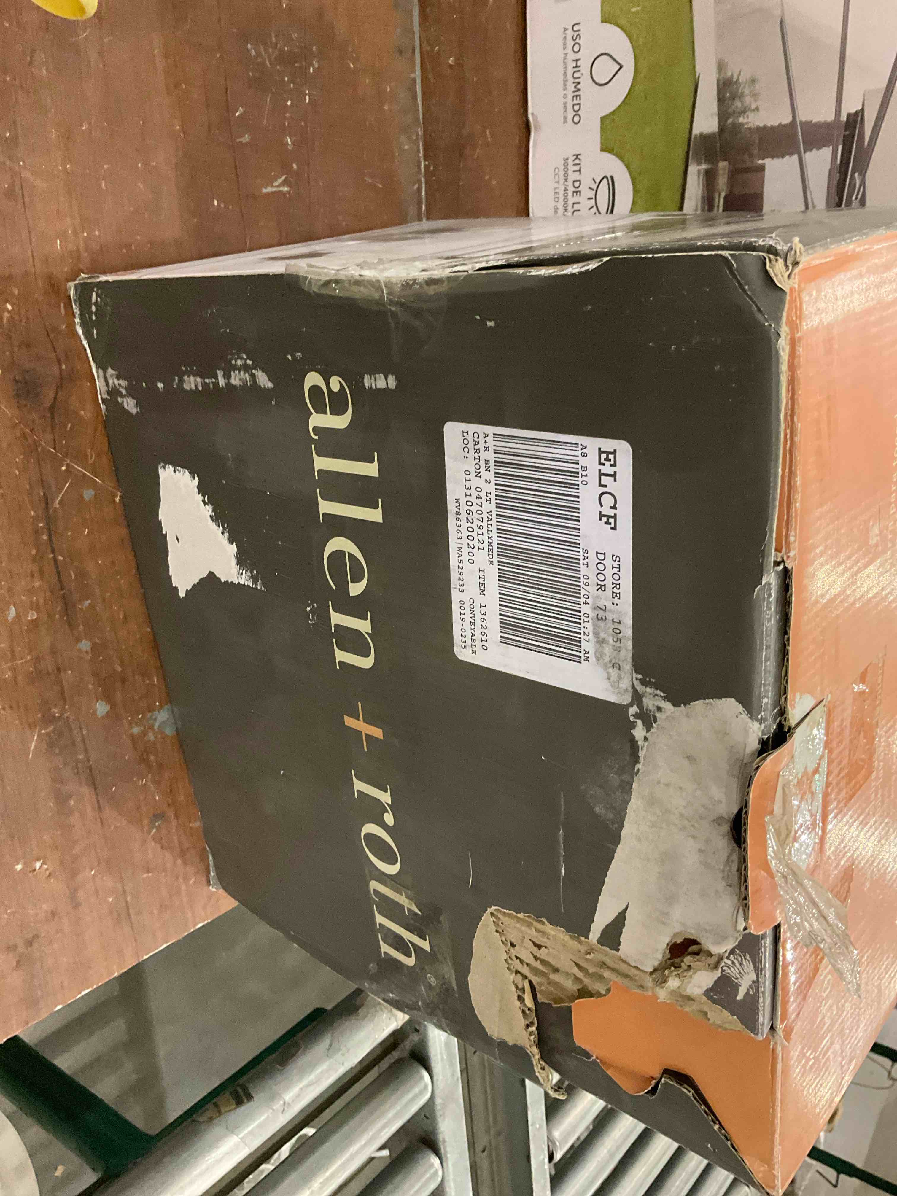 allen + roth Vallymede 14.25-in 2-Light Brushed Nickel Farmhouse Vanity Light