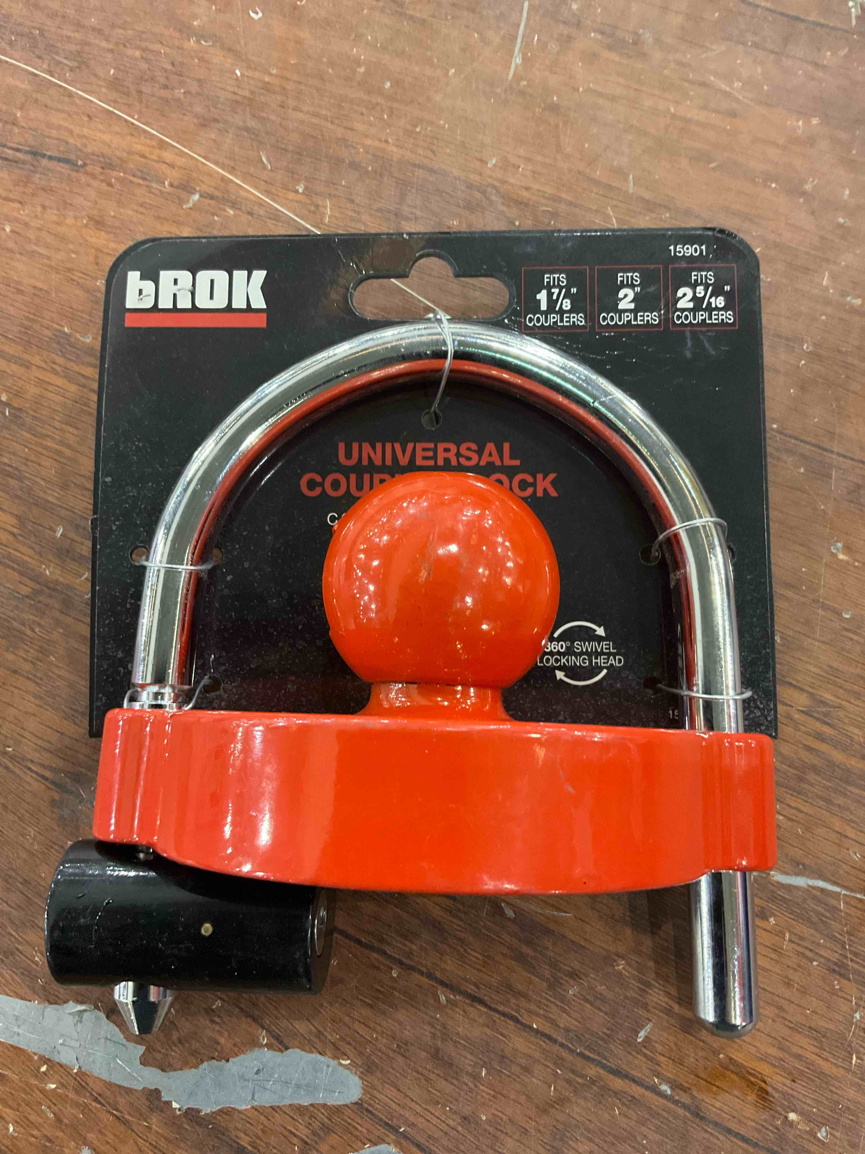 bROK Lock Universal Anti Tow Coupler Lock