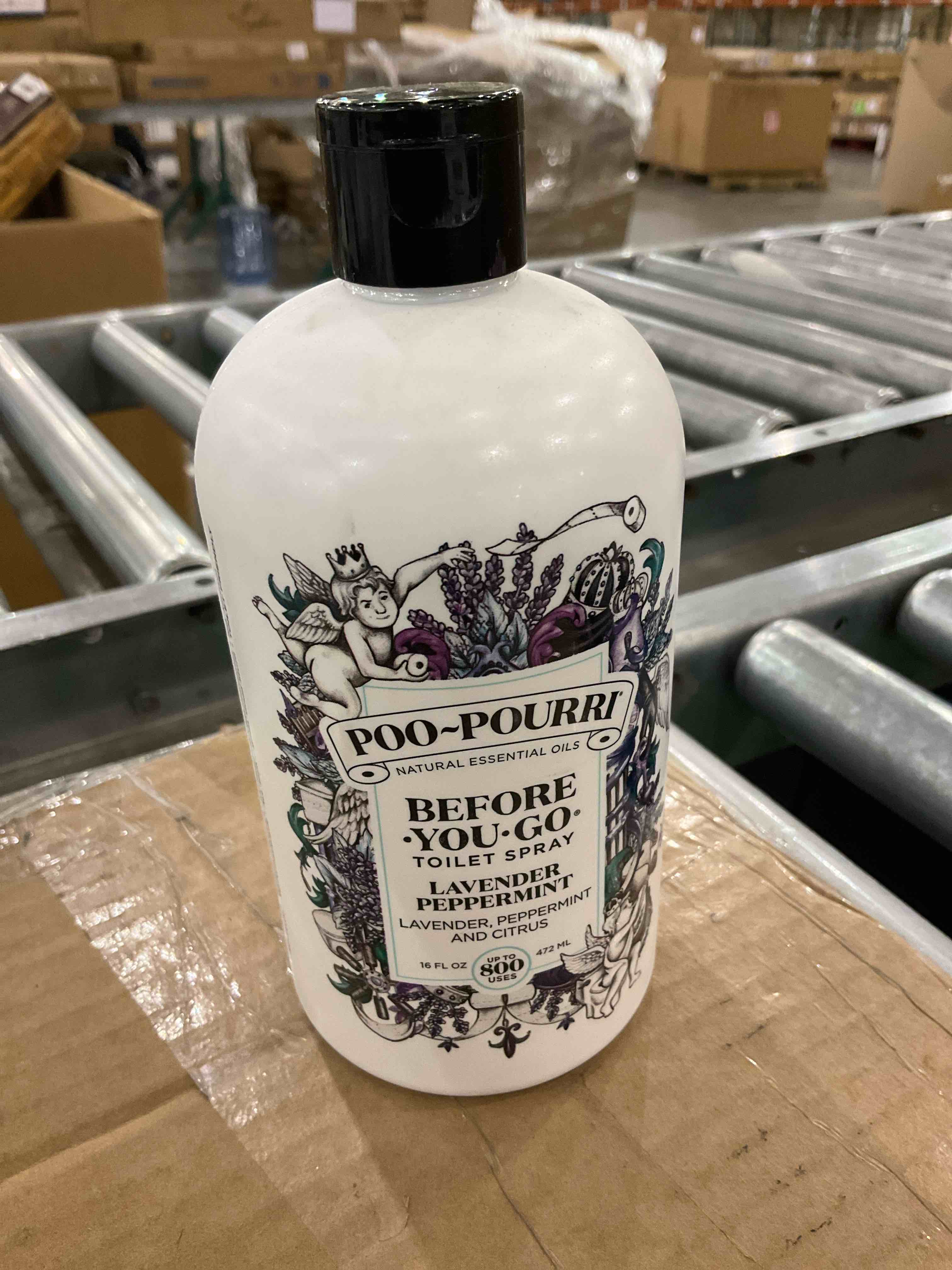 Poo-Pourri Before-You-Go Toilet Spray Lavender Peppermint Travel Size 16mL - Lavender Peppermint and Citrus 0.34 Fl Oz (Pack of 1)