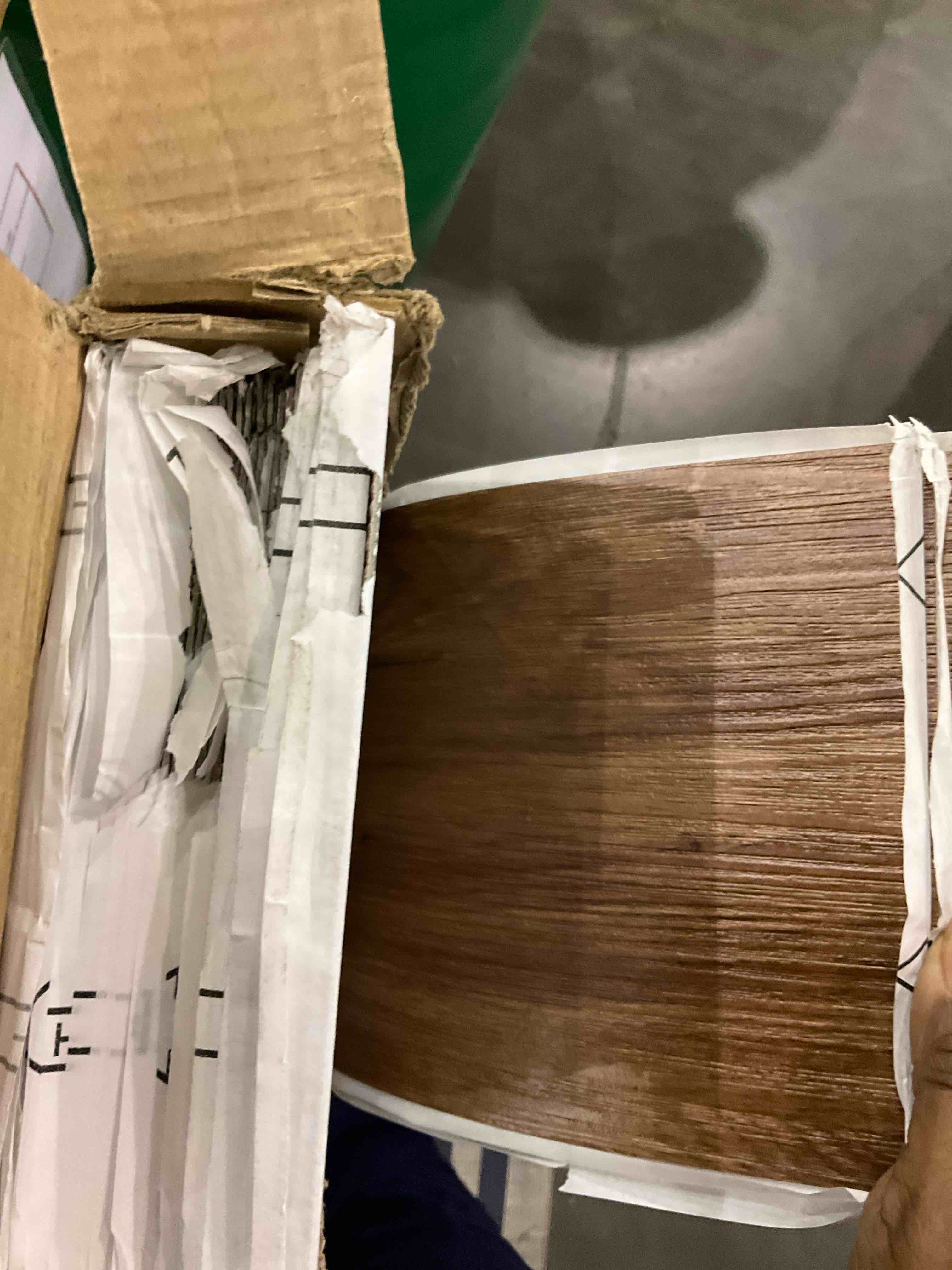 Condition photo showing As Is for Art3d peel and stick rigid vinyl floor plank