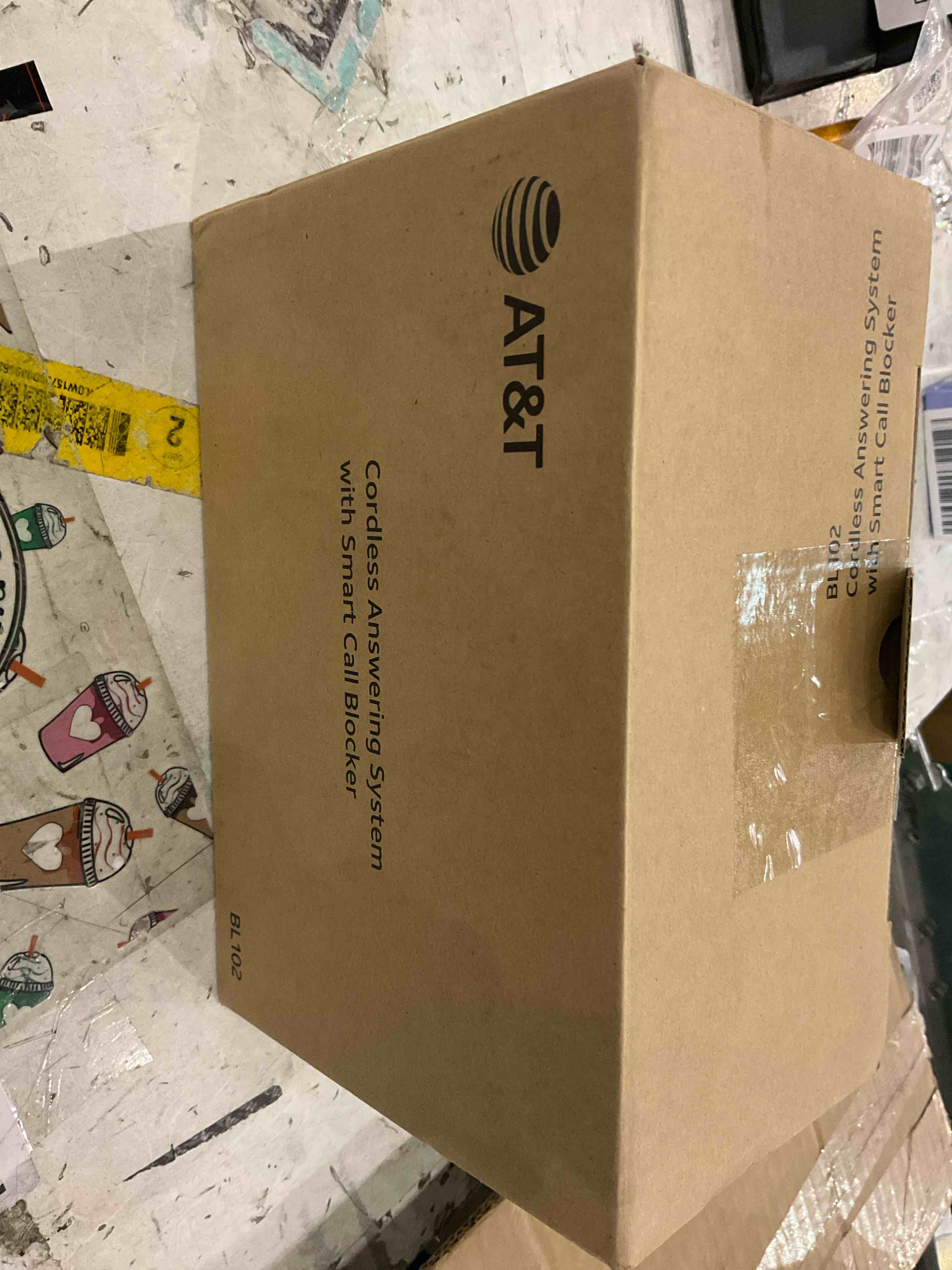 Condition photo showing As Is for AT&T BL102 DECT 6.0 Cordless Phone for Home with Answering Machine, Call Blocking, Caller ID Announcer, Audio Assist, Intercom, and Unsurpassed Range, Silver/Black