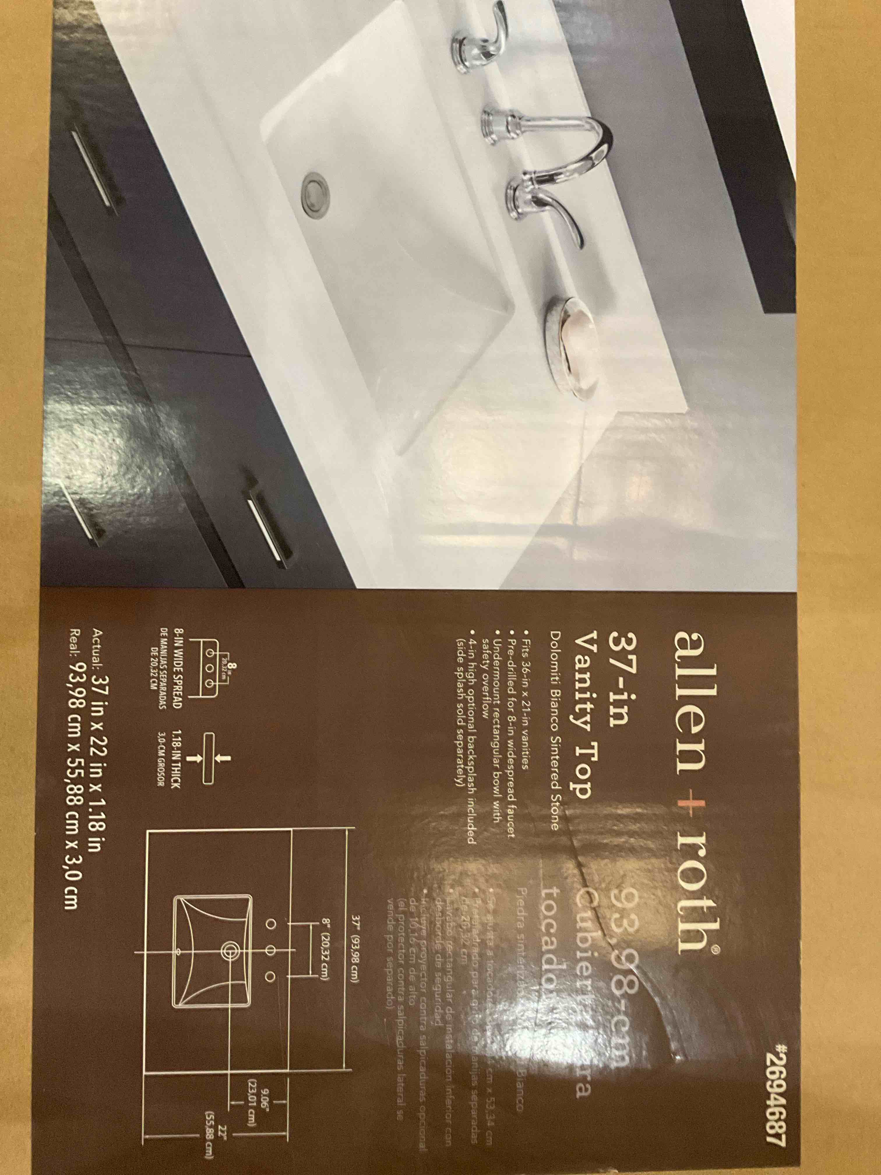 vanity top
