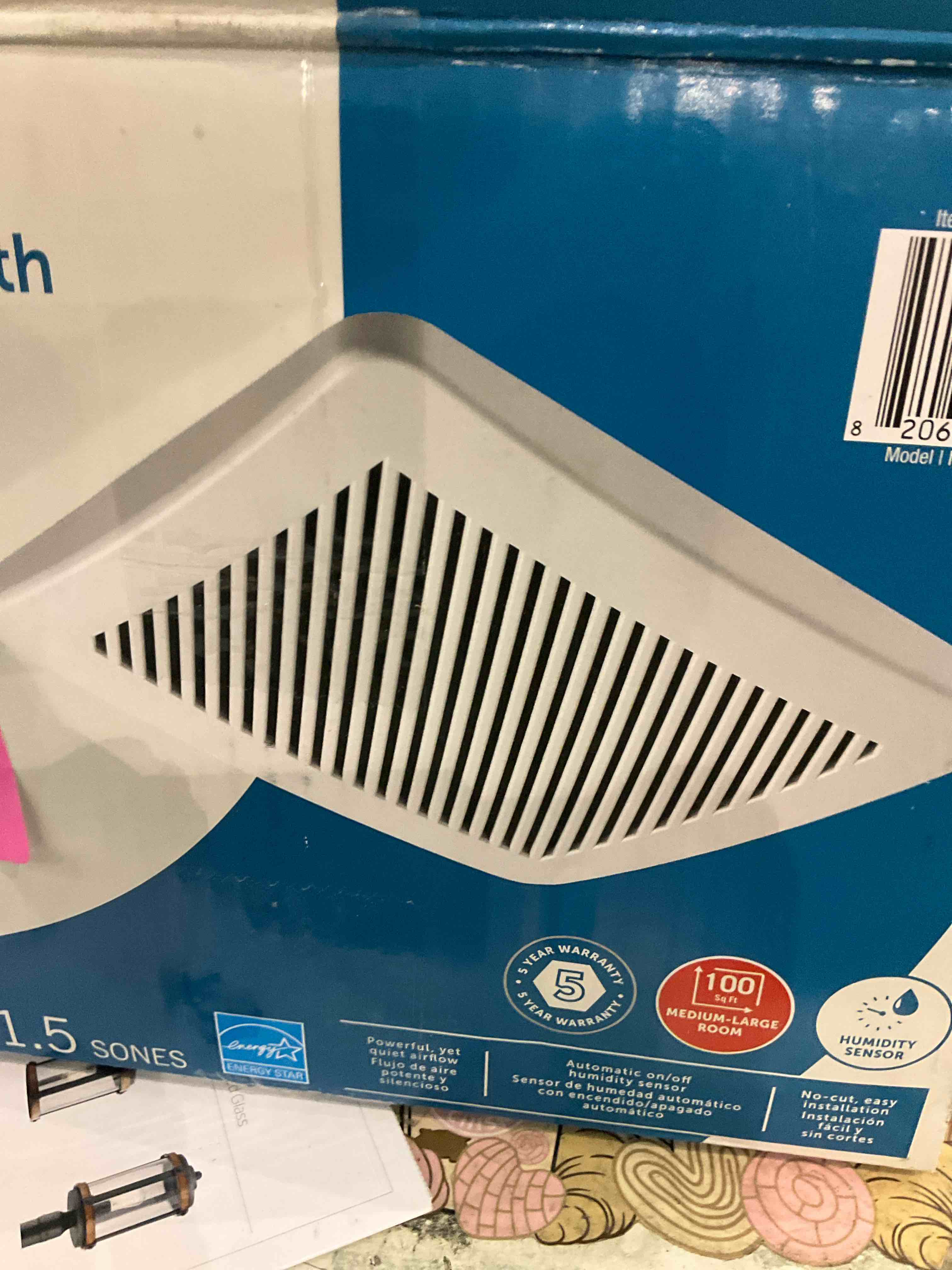 ventilation fan with humidity sensor 