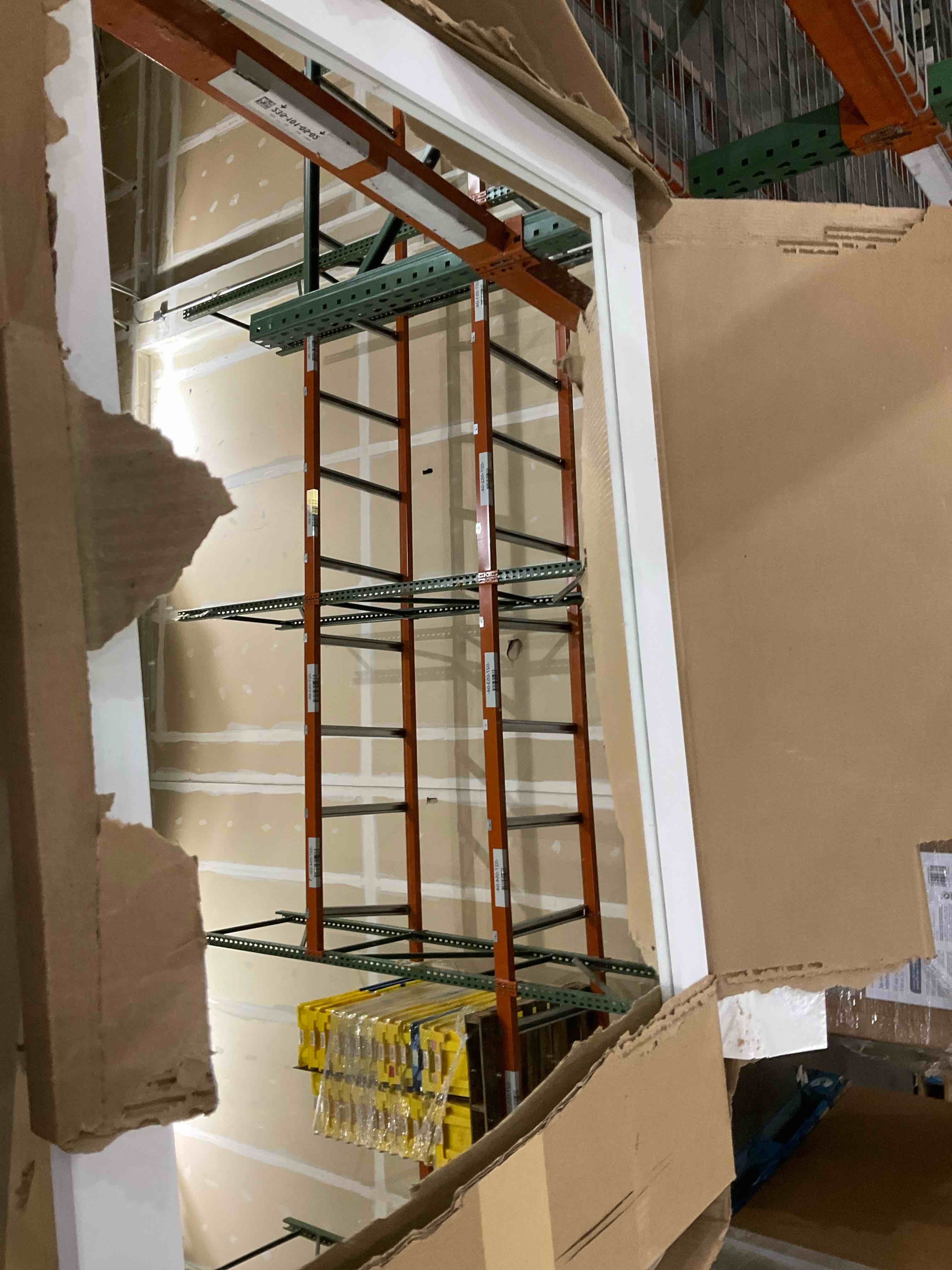 style selections vanity with top & mirror broken top