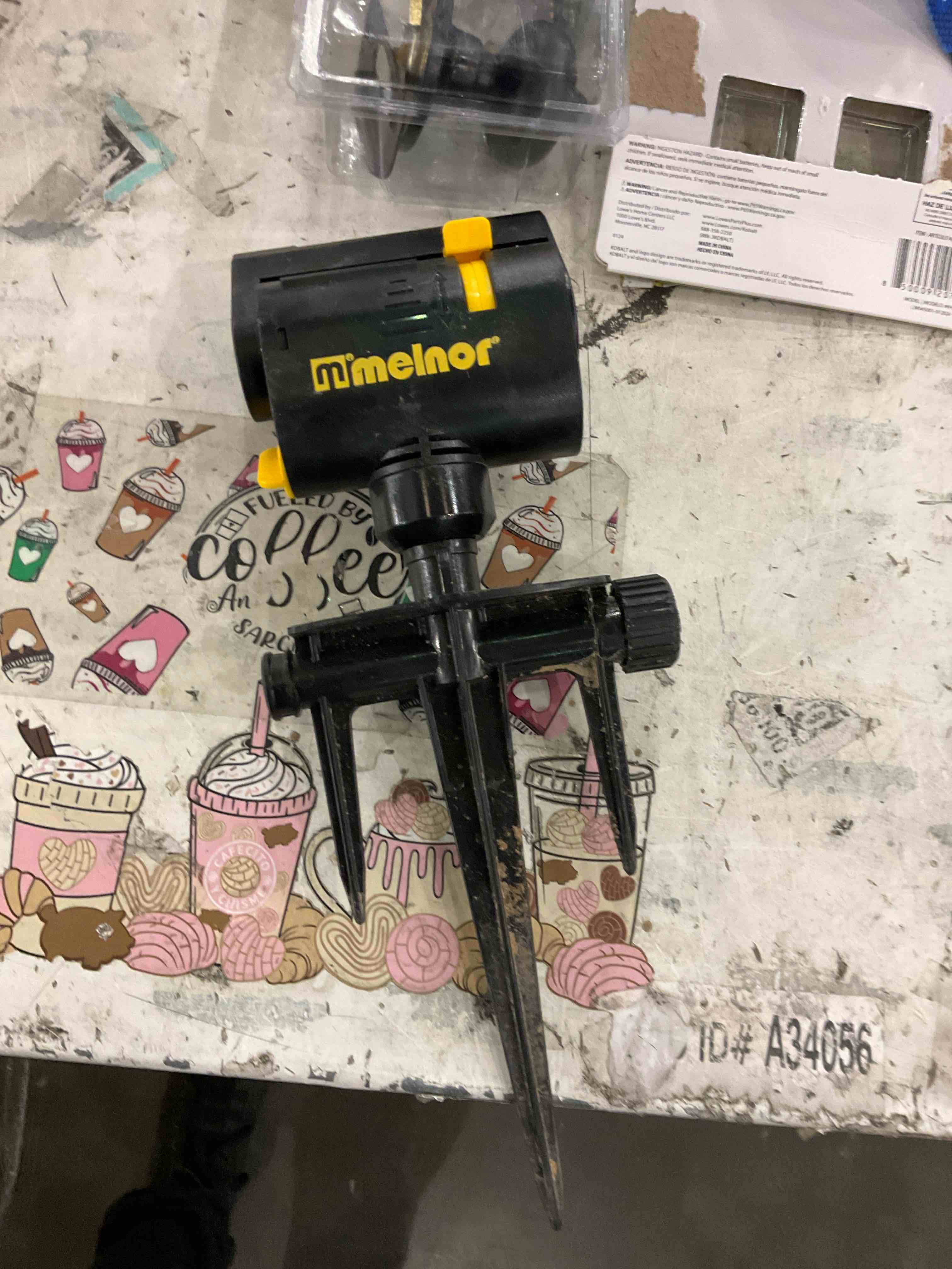 Melnor 65115-amz Minimax Turbo Oscillating Sprinkler on Tripod With Quickconn