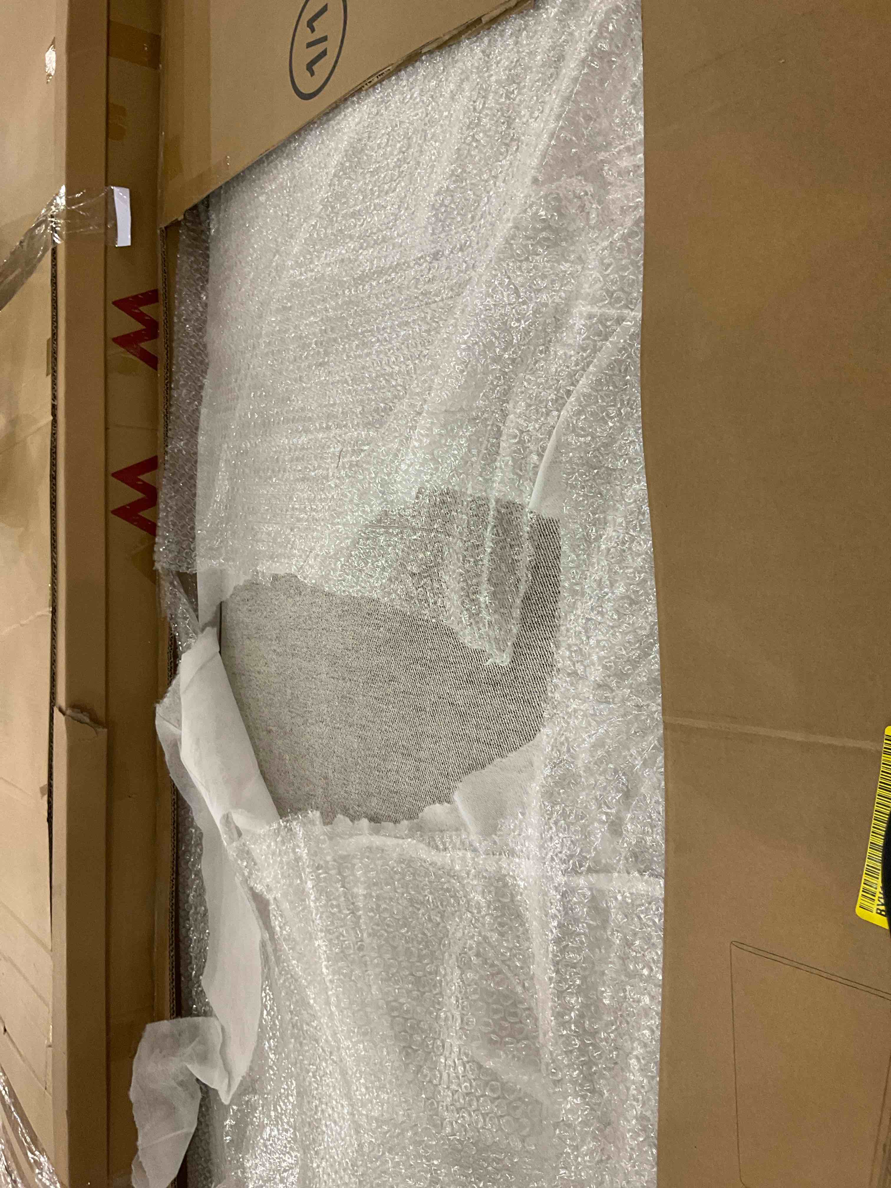 Cream Jadan Upholstered Platform Bed