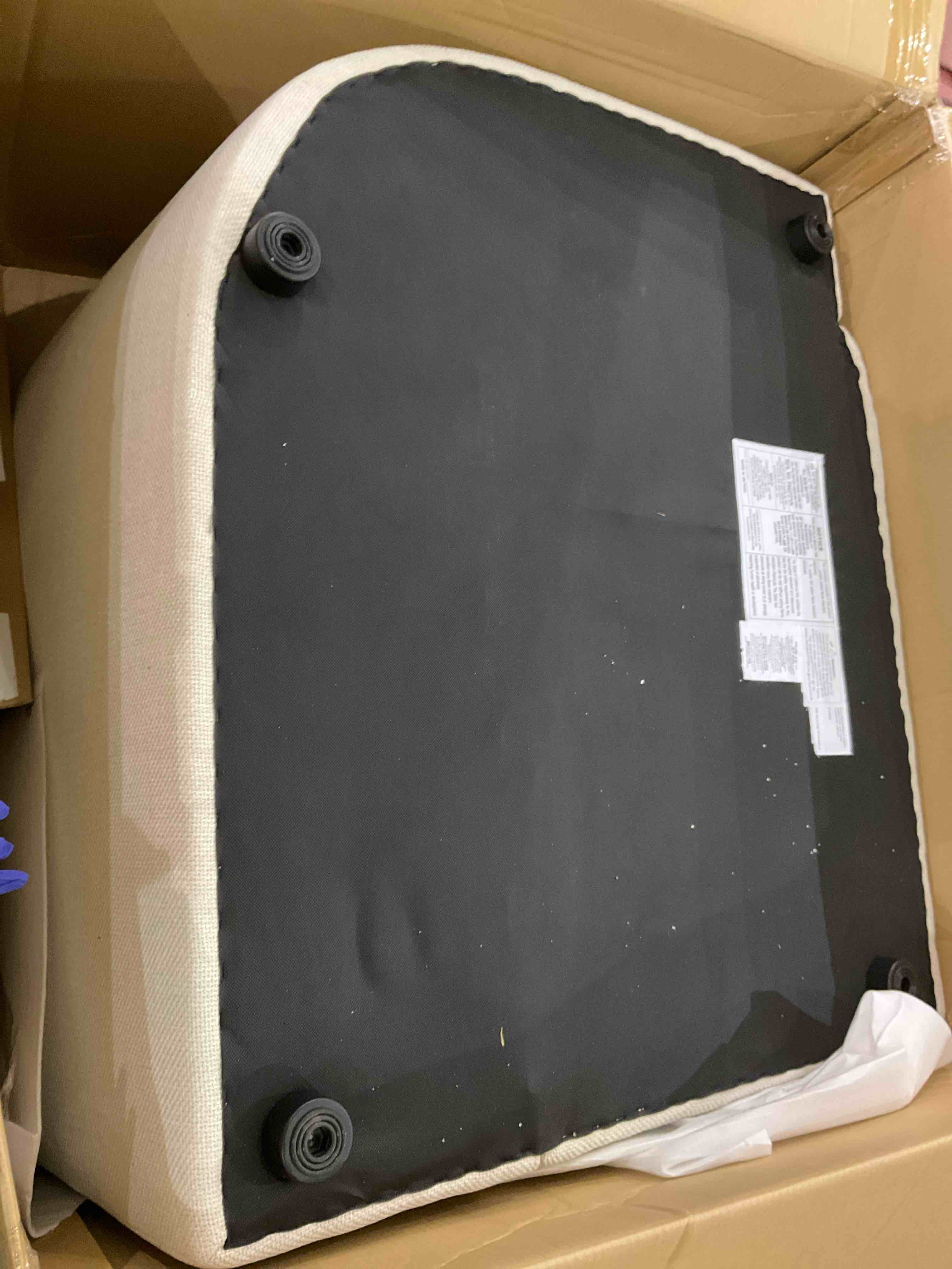 left arm seat of a couch 