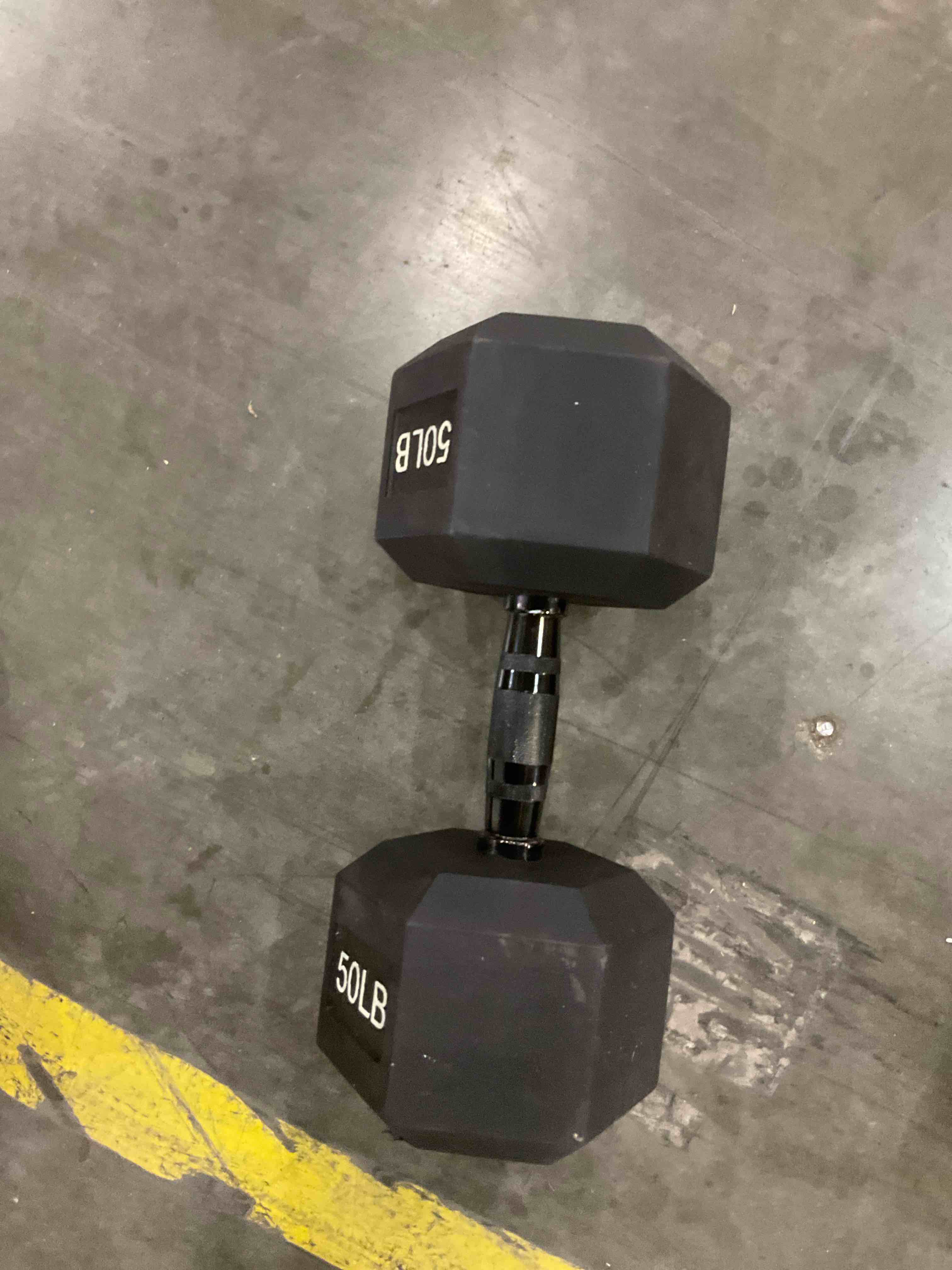 50 pound dumbbell