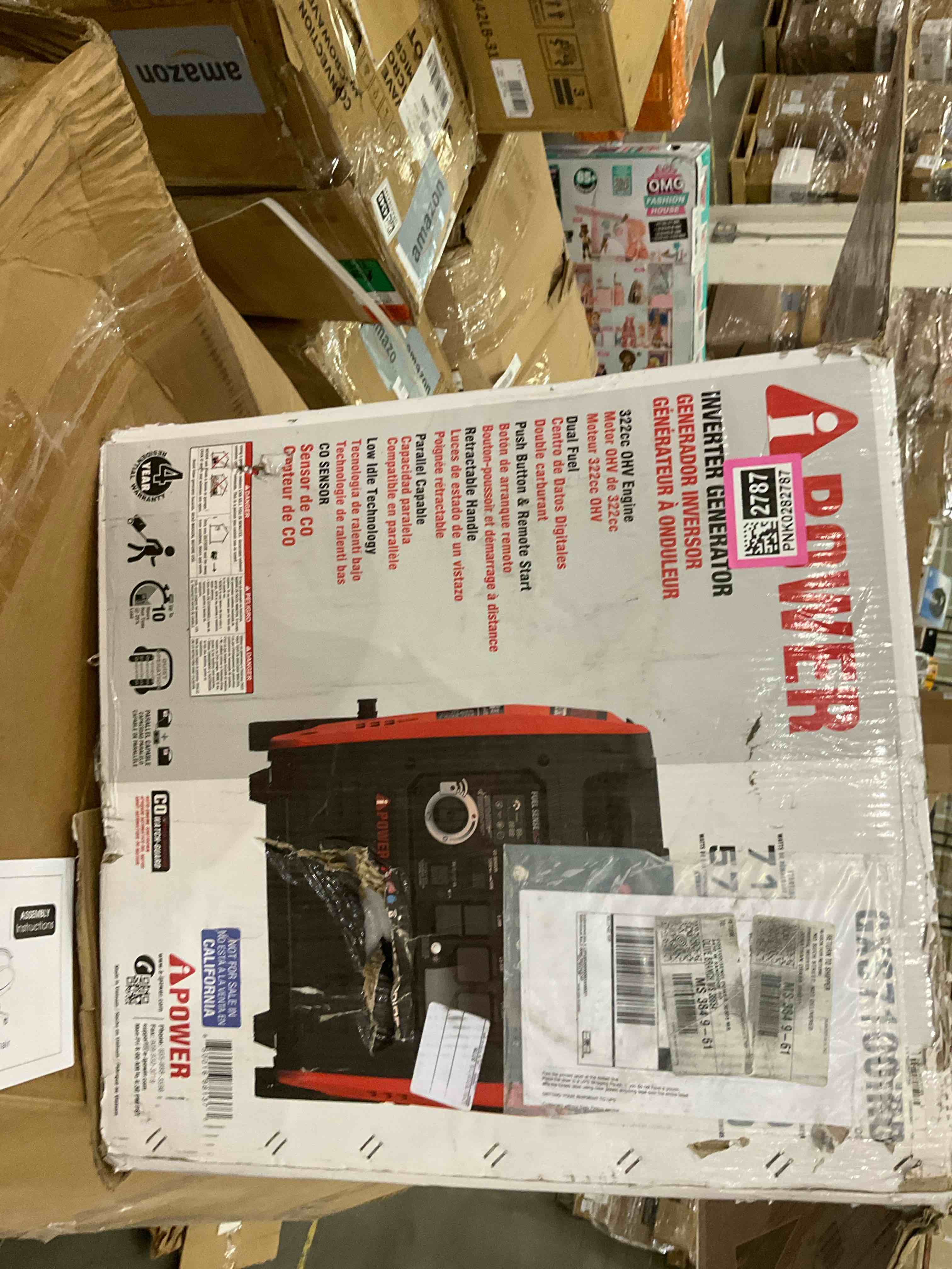 inverter generator 322 cc ohv Engine 