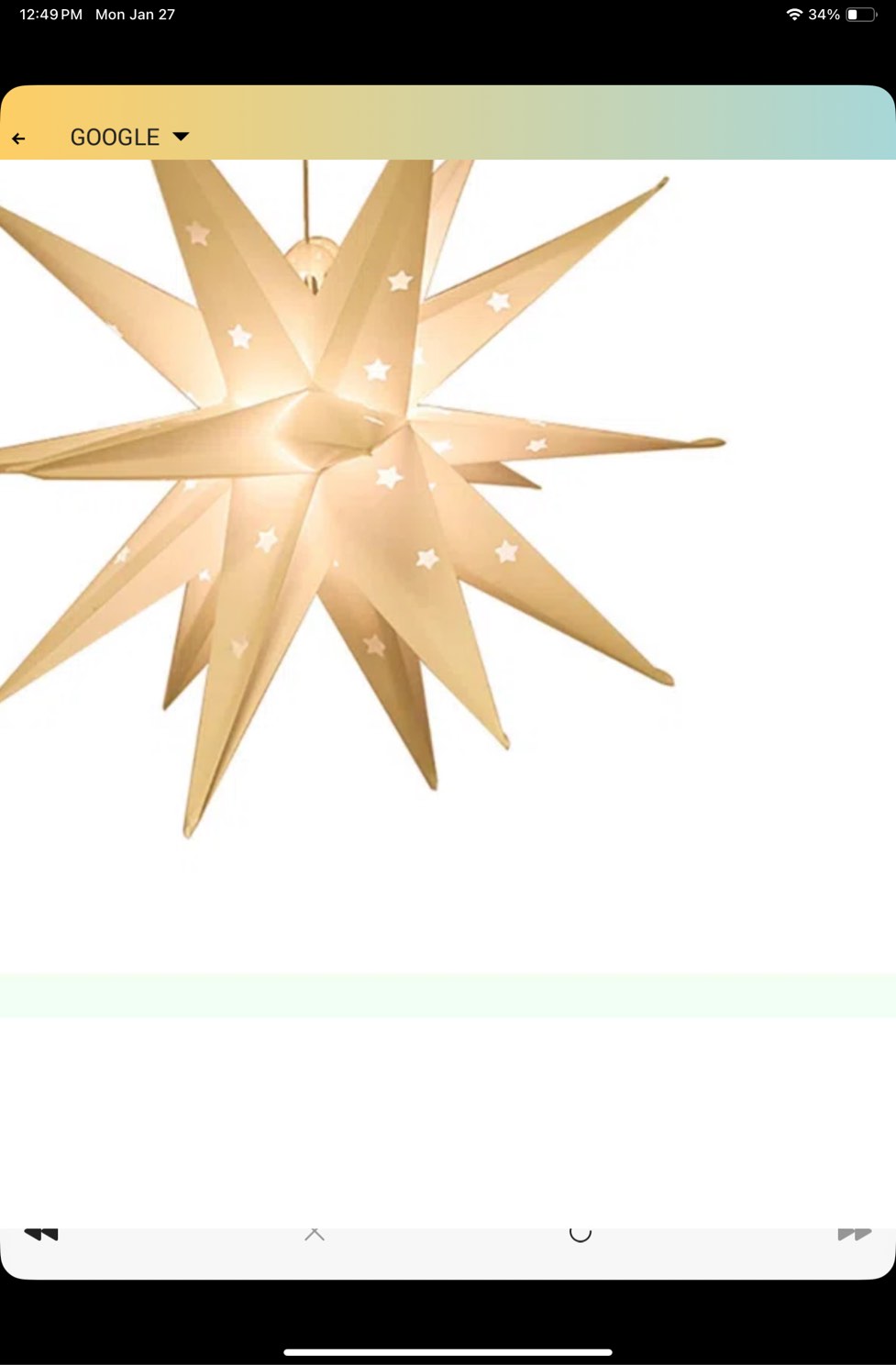 Moravian Star Led Lights 14"/17" Dia. Foldable Lantern Waterproof for Home Tree Party Decoration