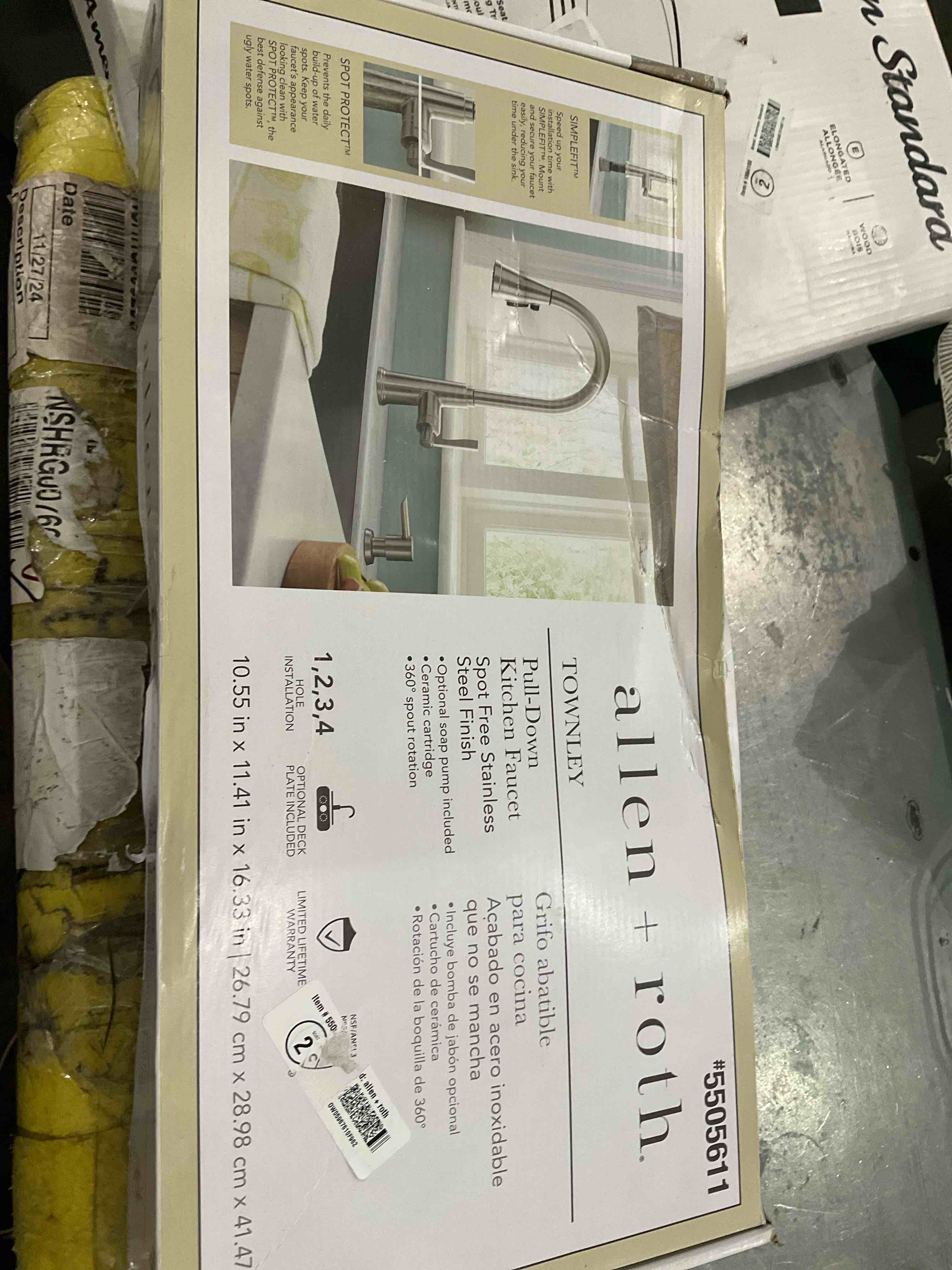 Allen + Roth pull down kitchen faucet