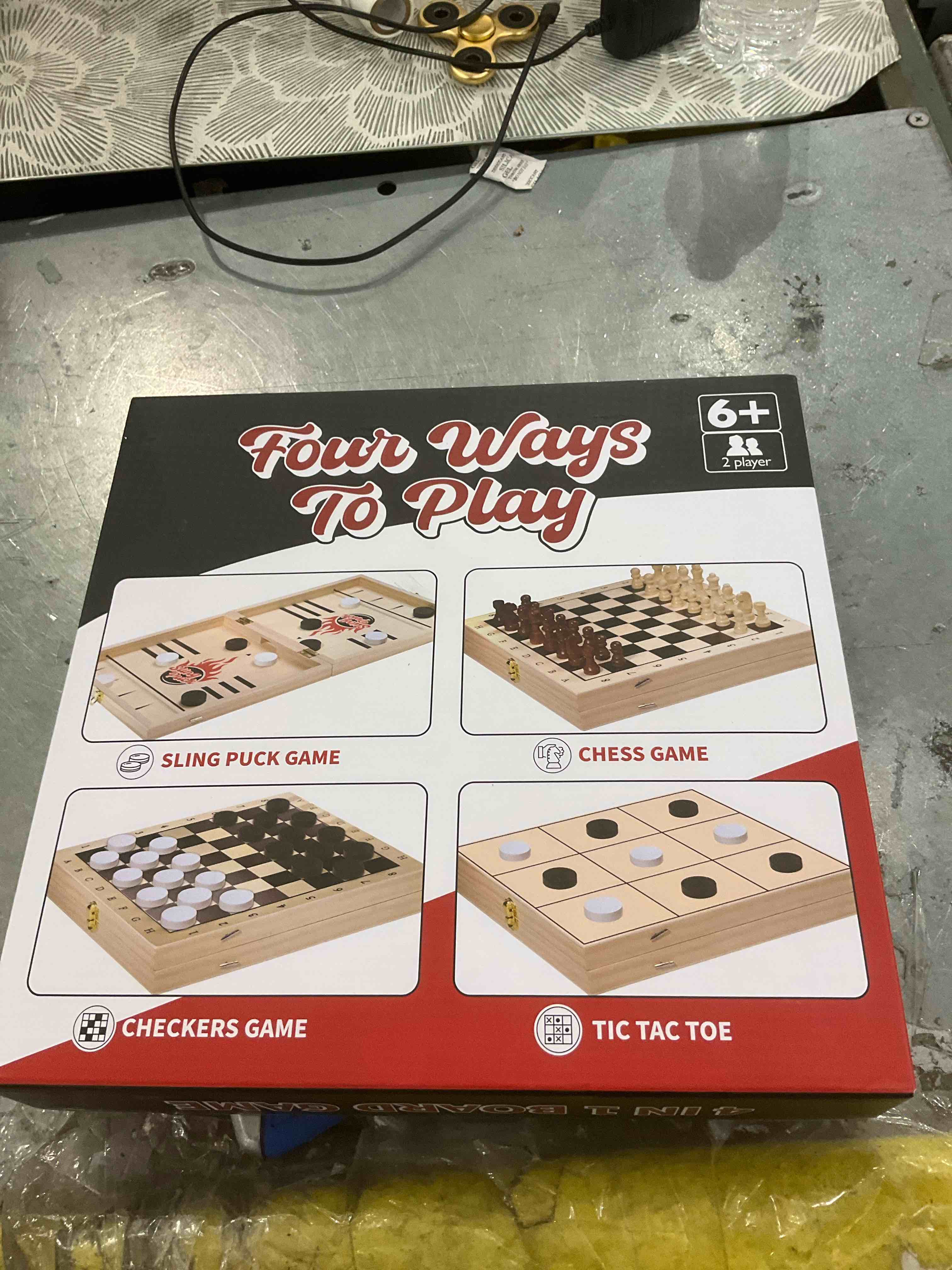 4 in 1 board game 