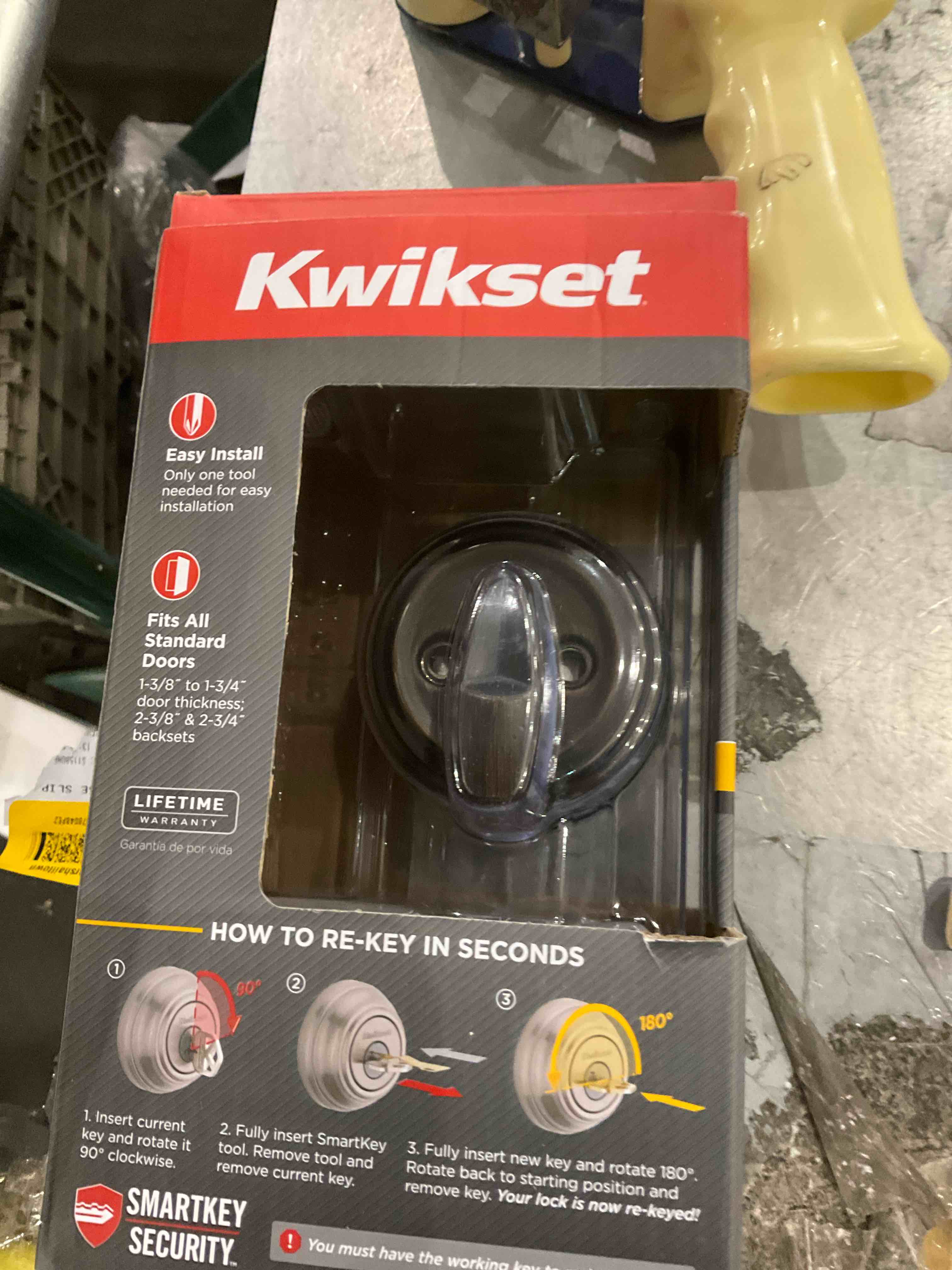 980 Deadbolt - Keyed One Side - featuring SmartKey