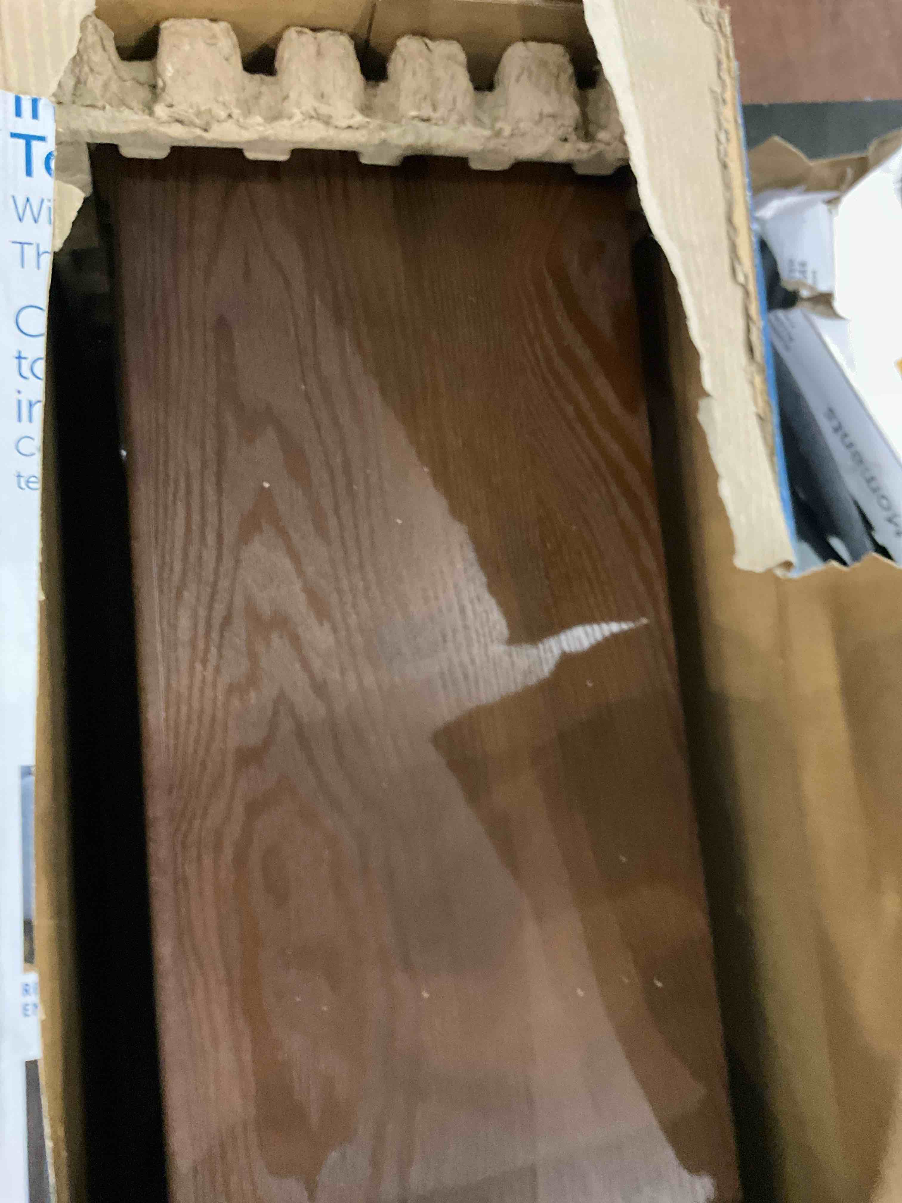 Electric Infrared Space Heater for Indoor Use, 1500W Tower Heater Quartz Heater with Wood Frame, 12H Timer, 3 Heat Settings, Remote Control