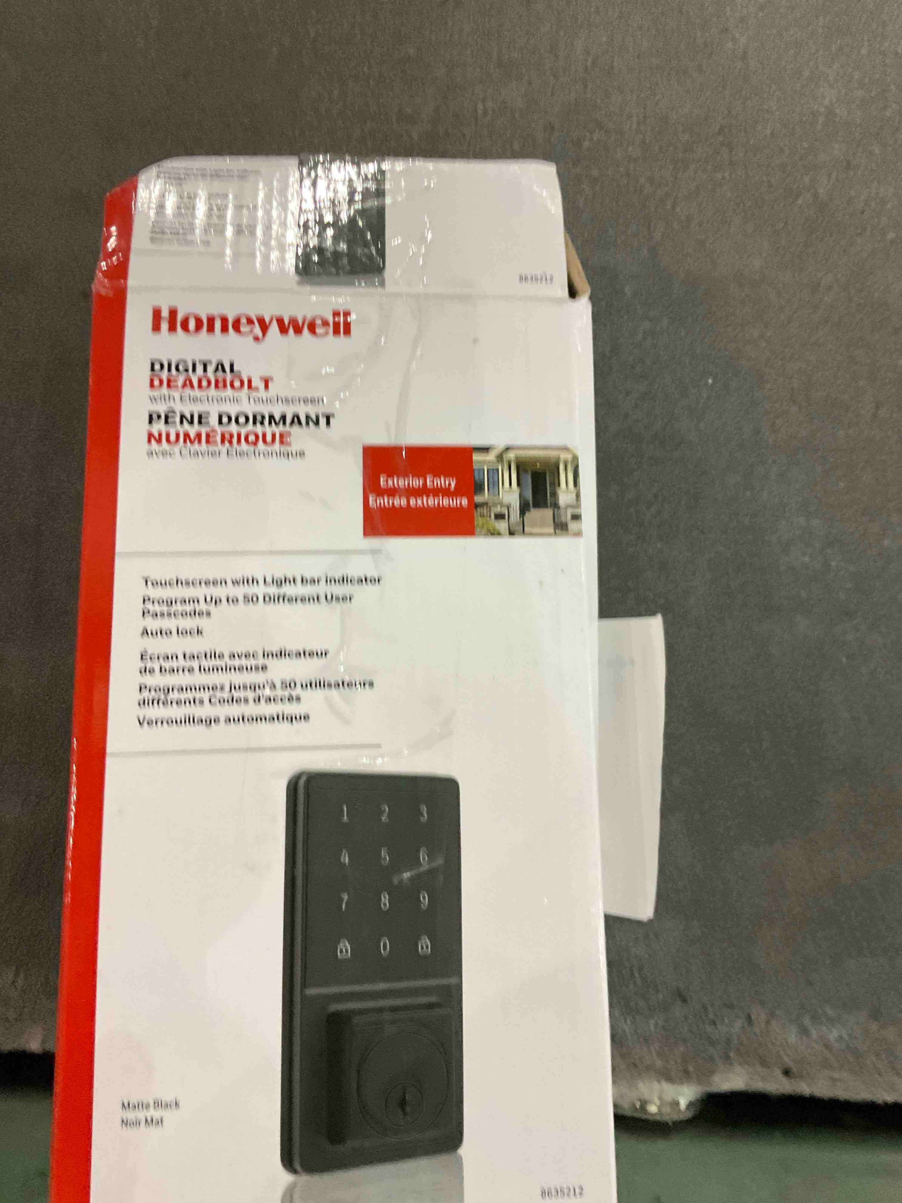 digital deadbolt with electric touchscreen 