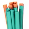 (Incomplete, only 11) Teal and Orange Swimming Pool Water Noodles (12-Pack)