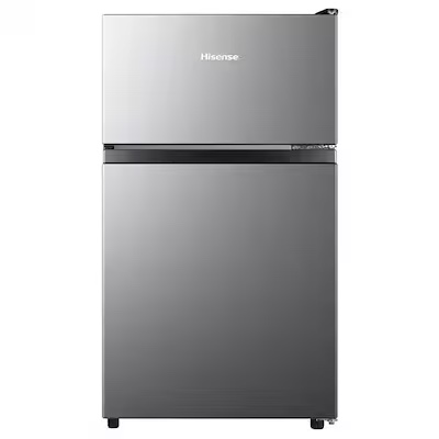 Hisense 3.1-cu ft Mini Fridge with Freezer (Sliver) ENERGY STAR