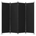Room Divider, 4 Panel Folding Privacy Screen, 88” Portable Separating with Metal Feet, Partition Room Dividers, Lightweight Freestanding Wall Divider Screen for Office Bedroom Hospital(Grey, 4 Panel)
