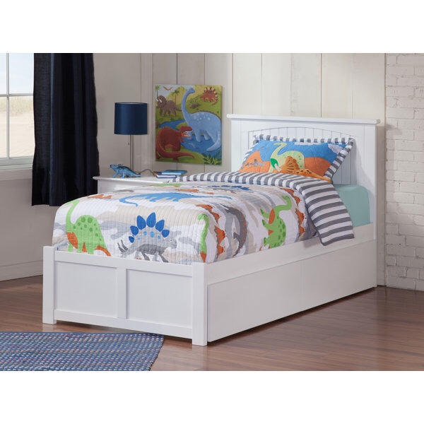 Kindig Solid Wood Platform Bed, Twin, White