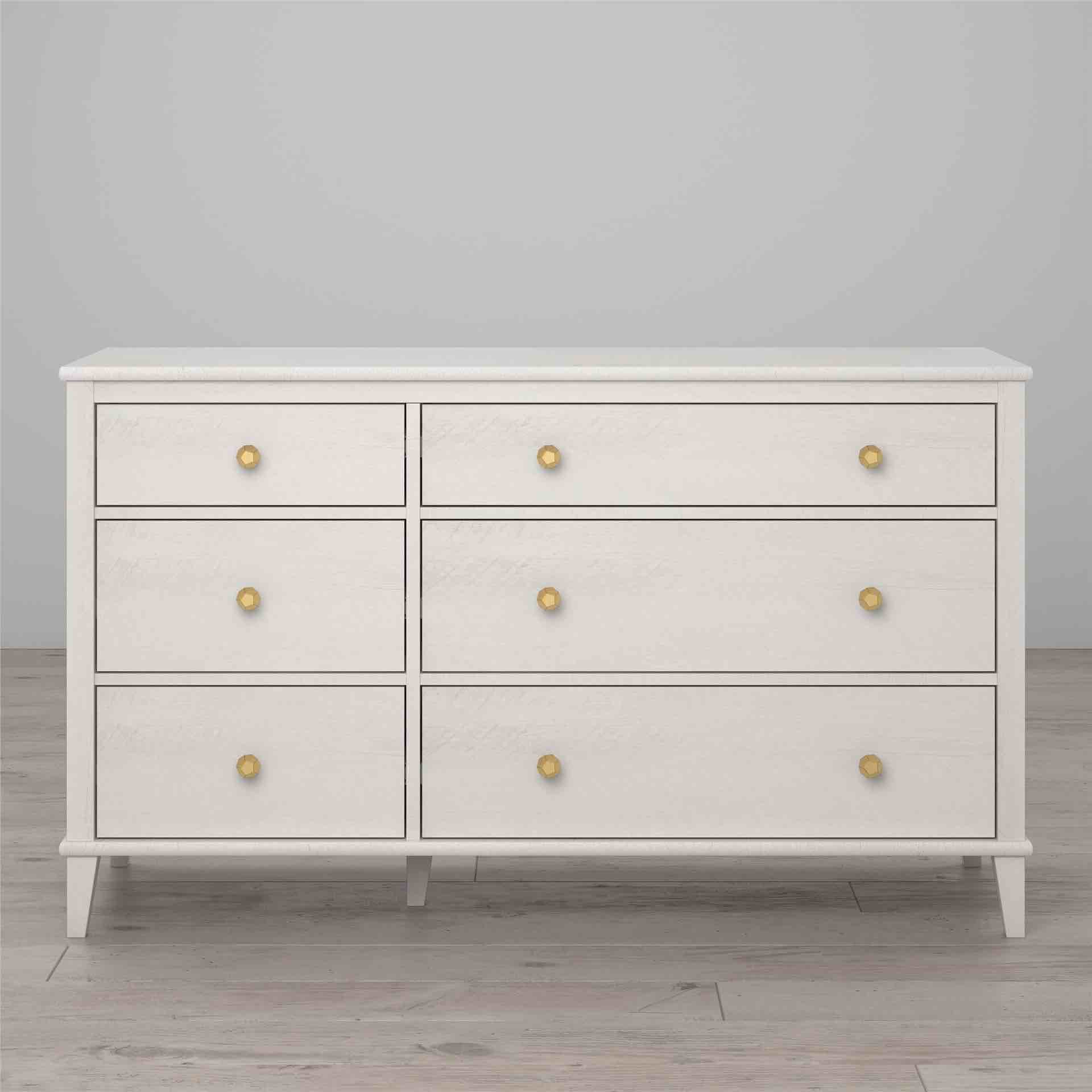 little seeds monar ch hill poppy white 6 drawer