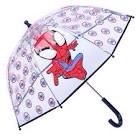 Marvel SpideyAnd His Amazing Friends Small Umbrella for Kids - Transparent