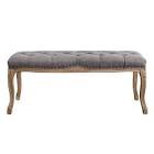 Barajas Upholstered Bench Grey