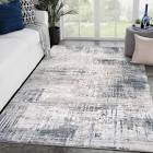 Kailianna Abstract Blue/Gray/White Area Rug