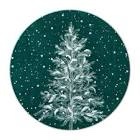 Round Ashleen Christmas Tree Area Rug