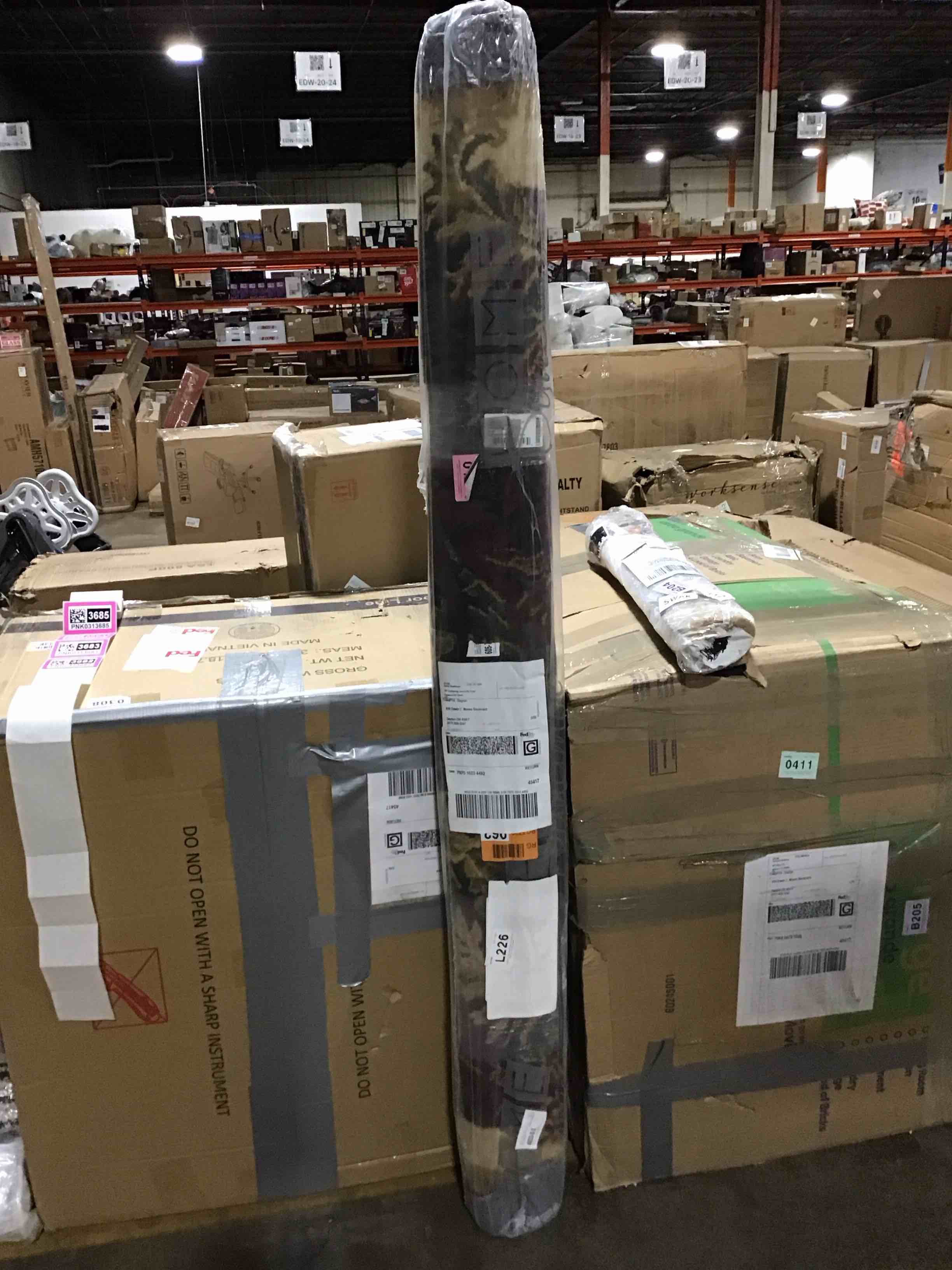 Gossard Floral Black/Green Rug