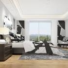 Black & White Crossing Paths I - Modern & Contemporary Duvet Cover Set - Microfiber Polyester