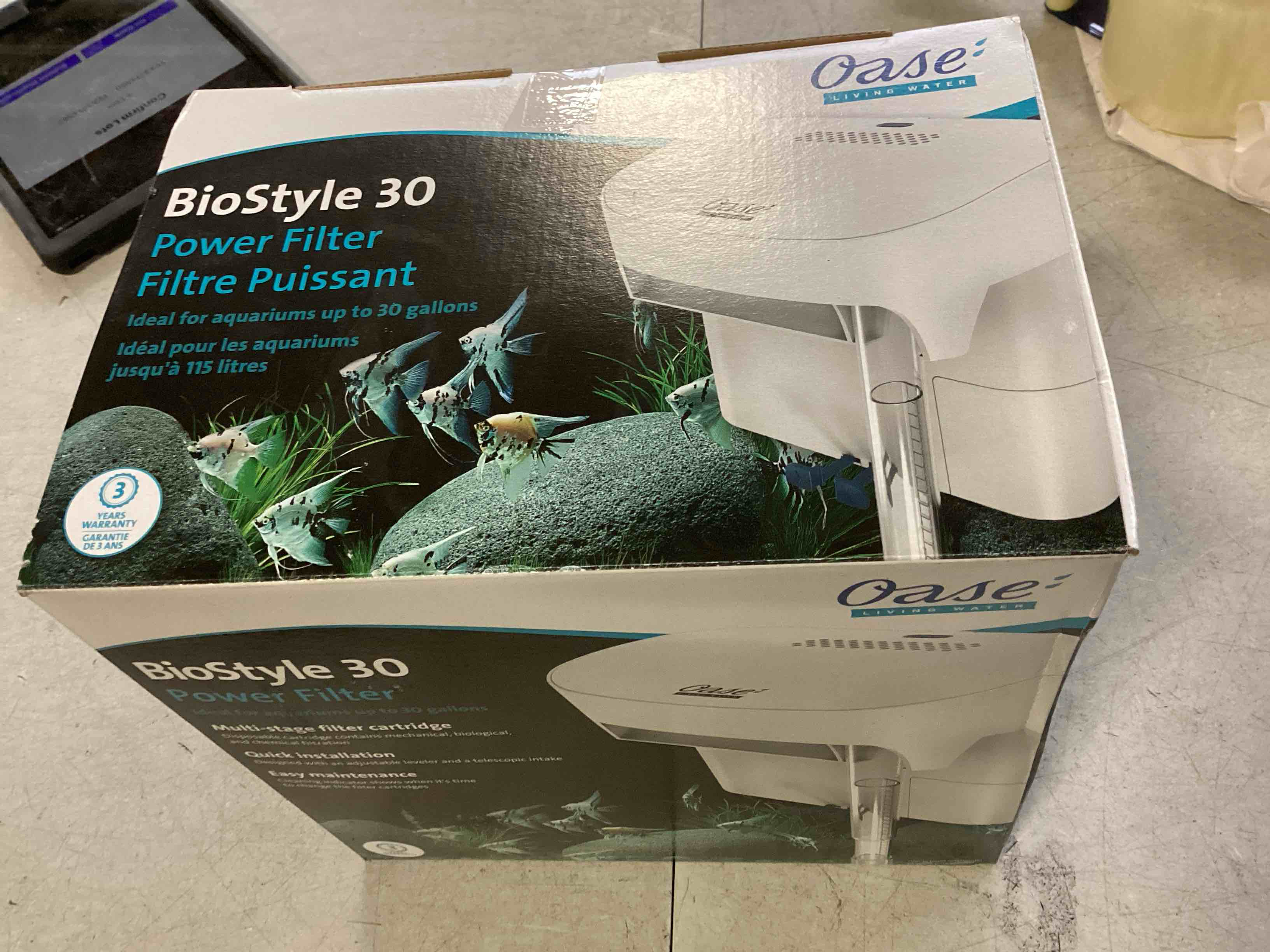 Condition photo showing New/Like New for OASE BioStyle 30 White - Aquarium Filter