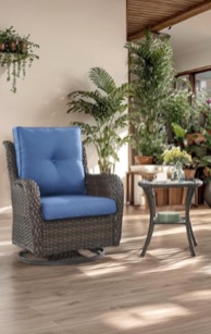 Ovios Rattan Wicker Patio Chair And Table 