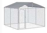 10ft Dog Cage Kennel, MSG-DN